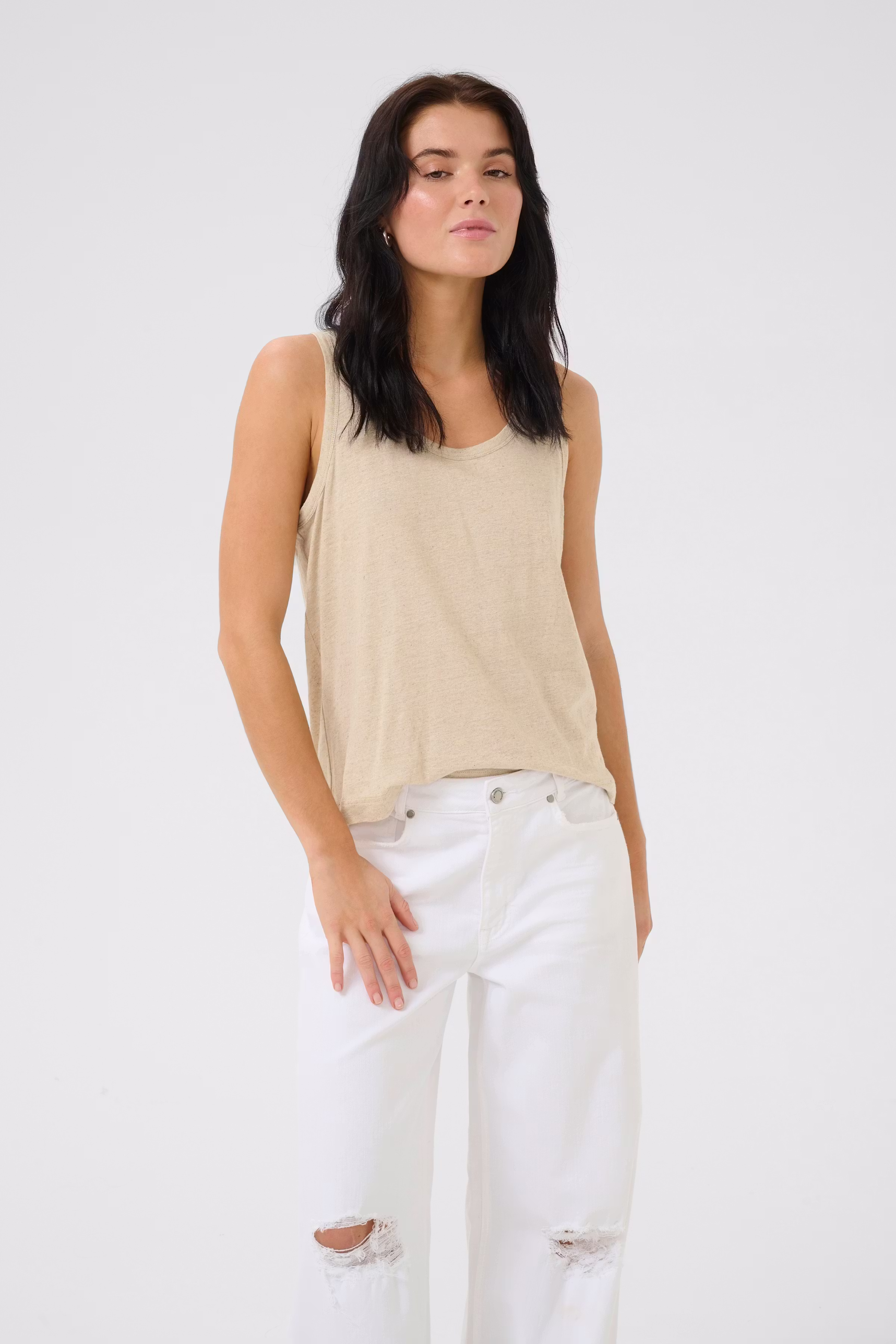 LisaMW Leinen Top LOOKBOOK FRONT 10704763-1304011