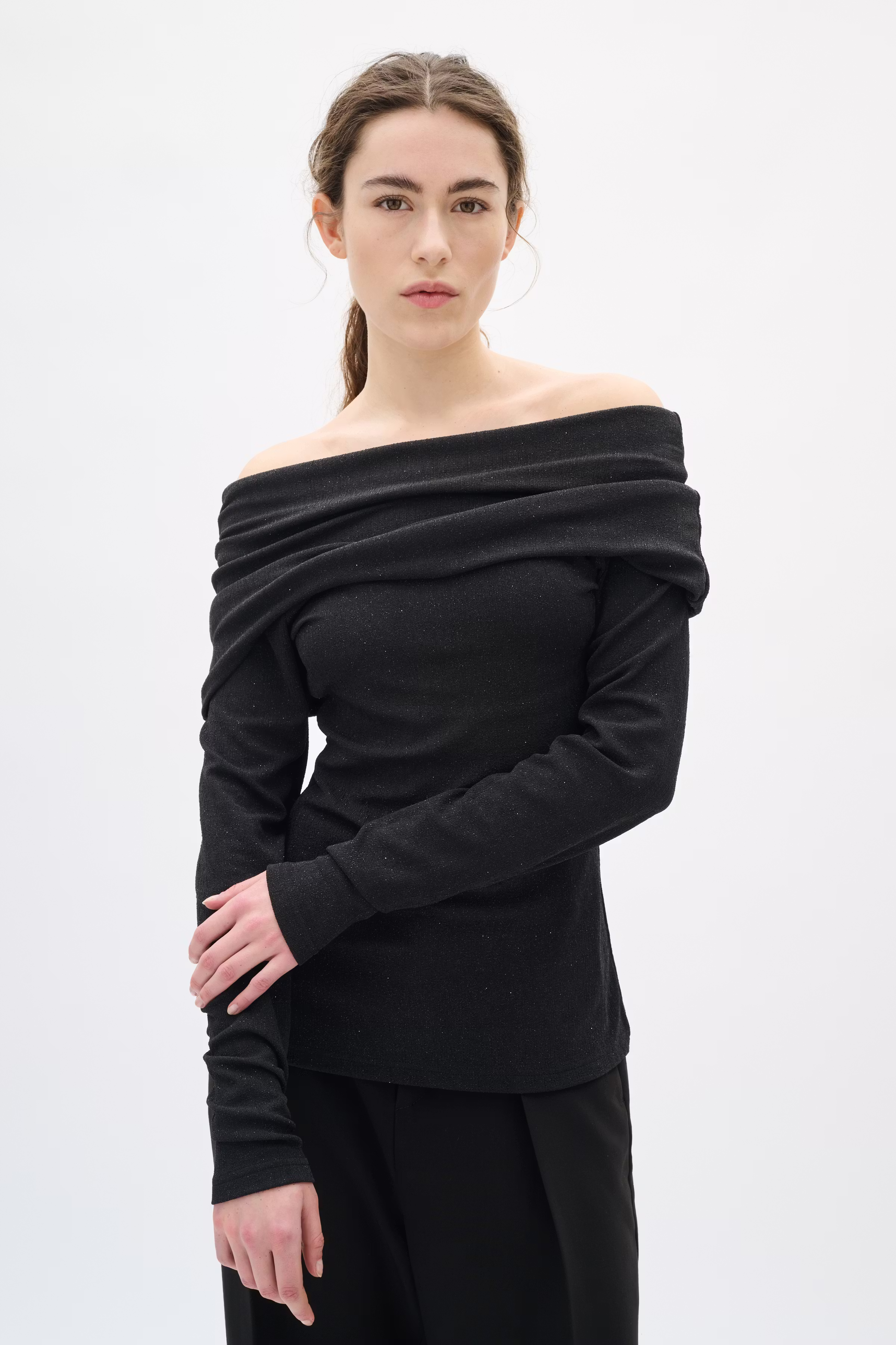 KRITHIW Glitter blouse LOOKBOOK FRONT 30112124-194008