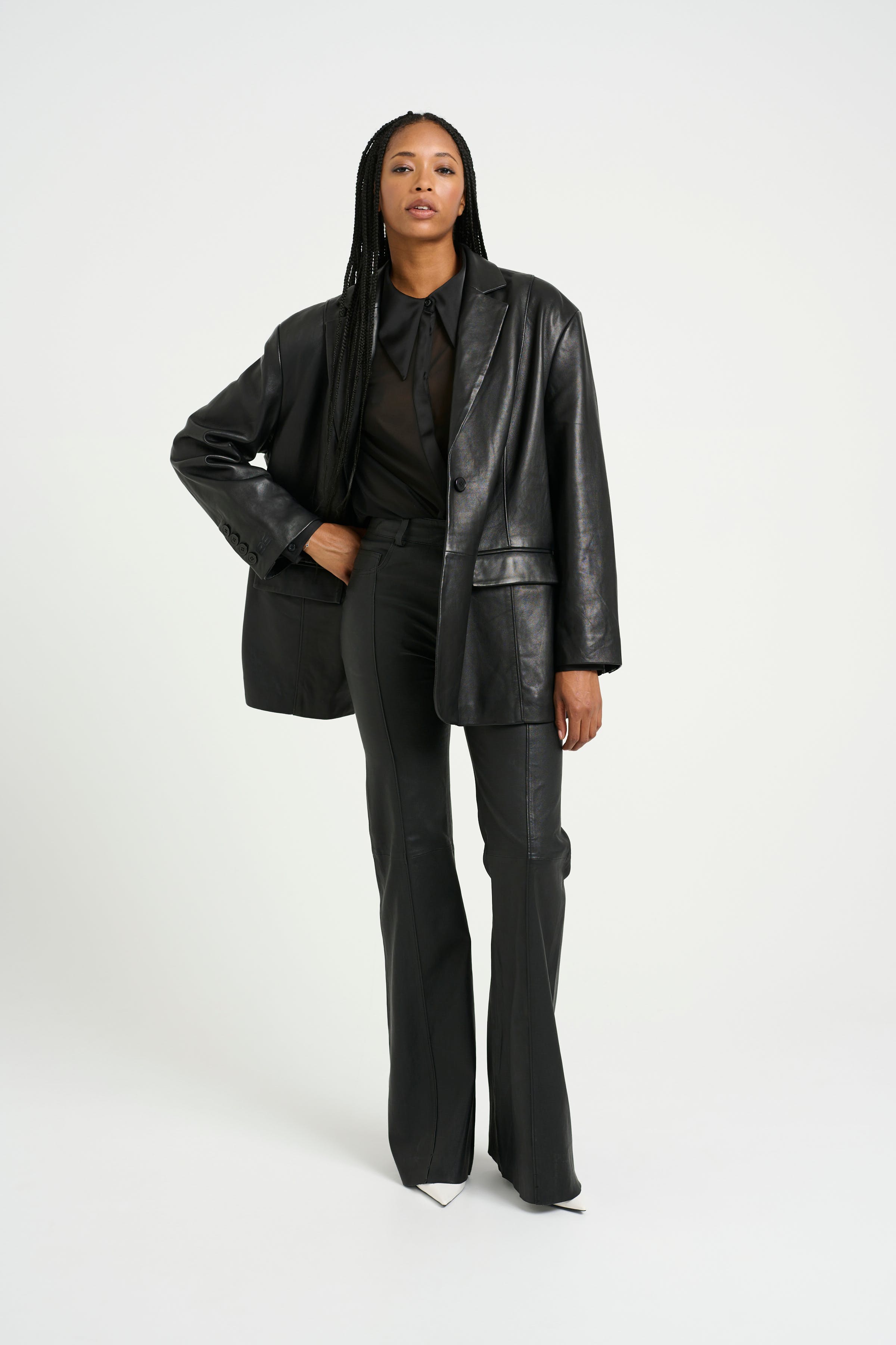 BlakelyGZ Leather pants LOOKBOOK FRONT 10909548-100017