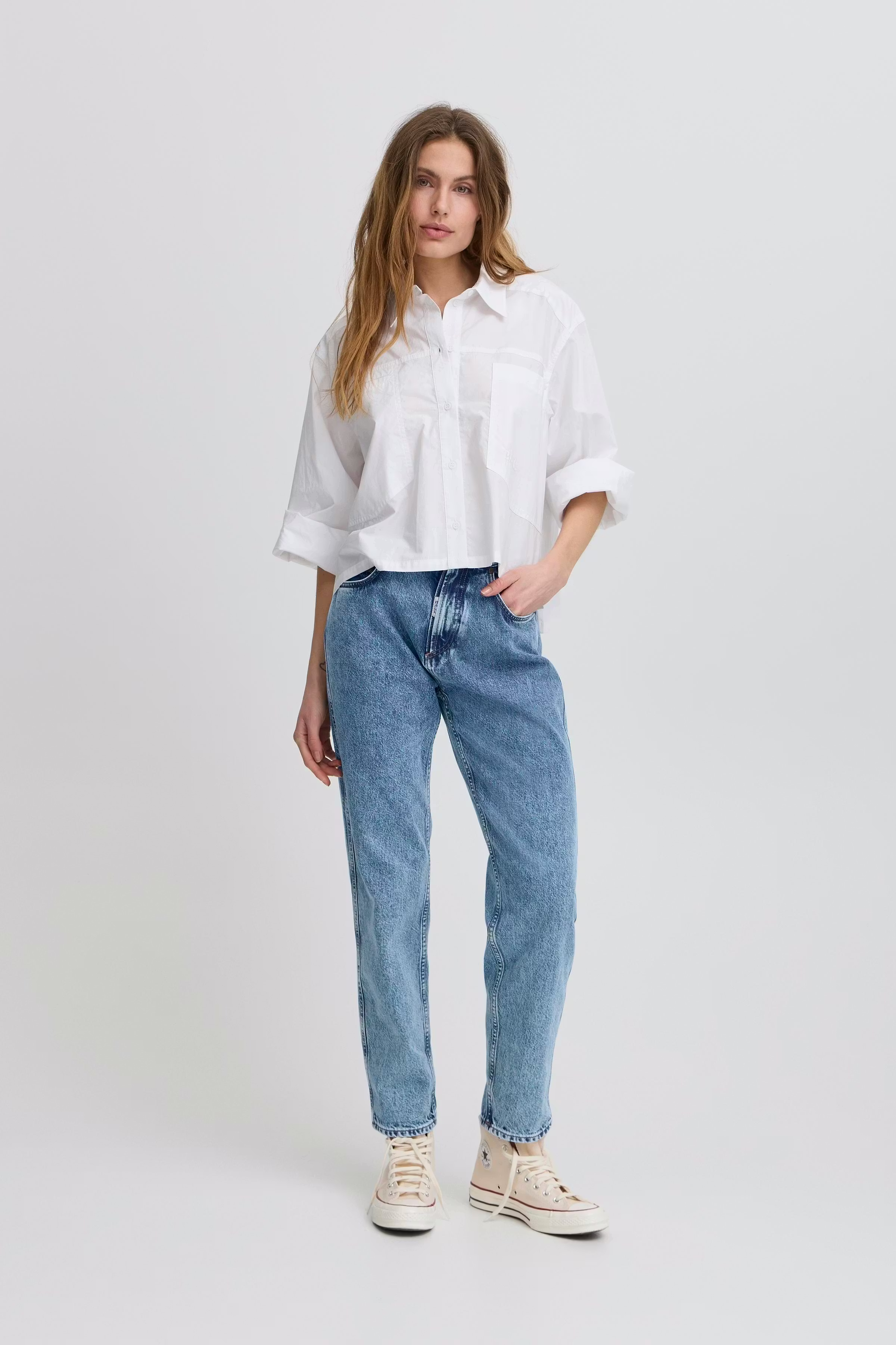 BAPAOLO Cropped Jeans LOOKBOOK FRONT 50405078-204028
