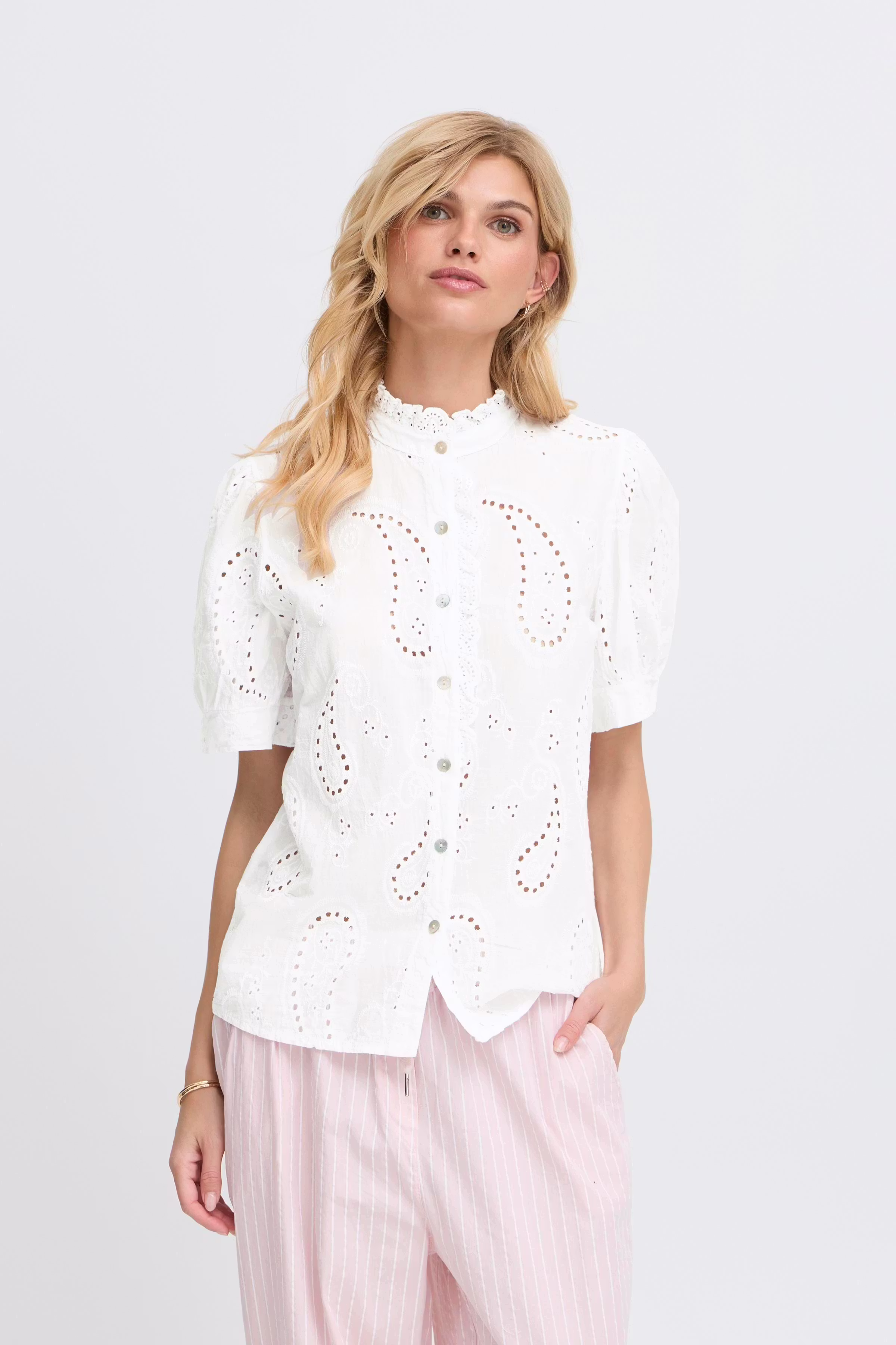 SBUNIQUE Skjorte LOOKBOOK FRONT 22100985-110602