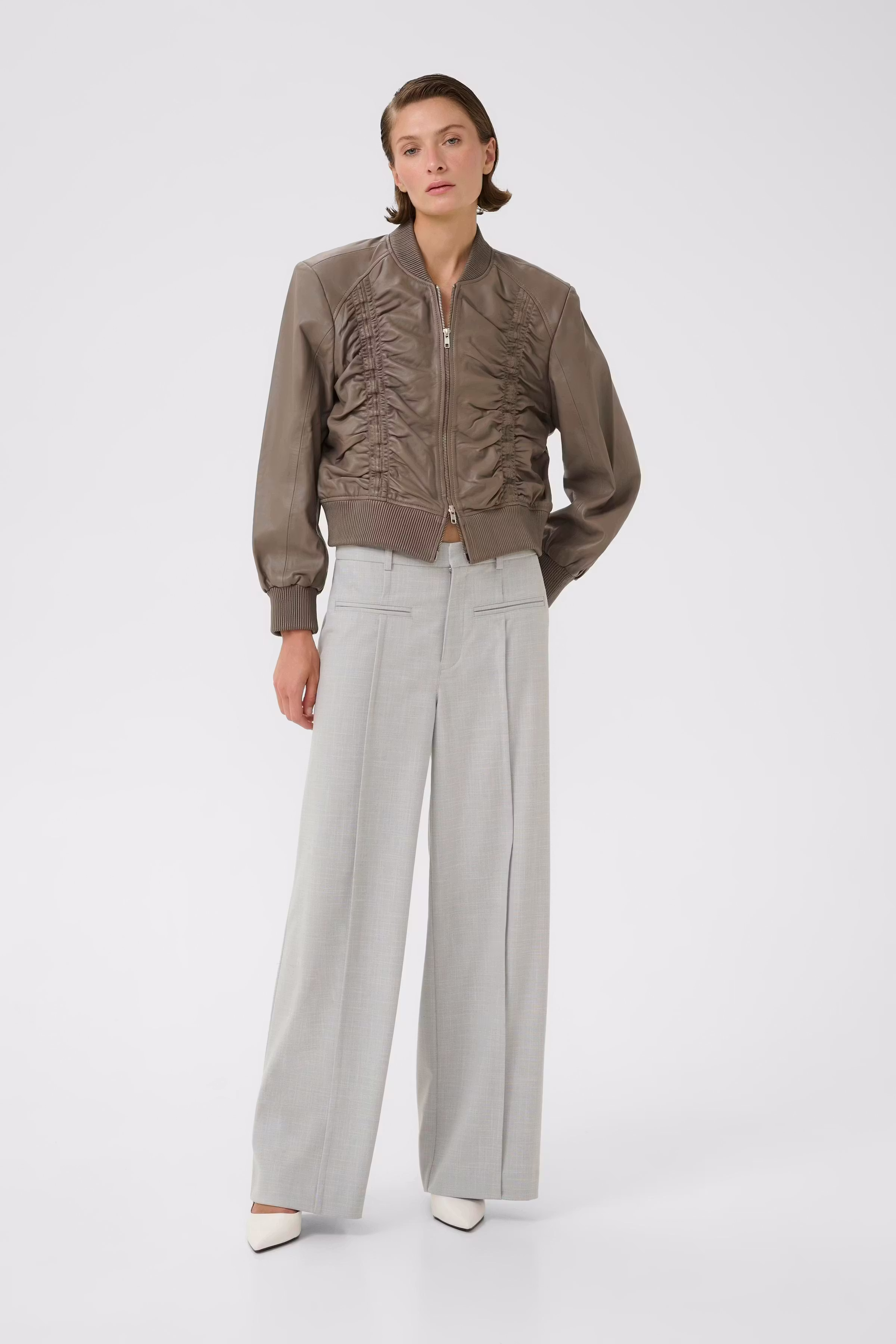 KBEmiko Læderjakke LOOKBOOK FRONT 10105904-181304