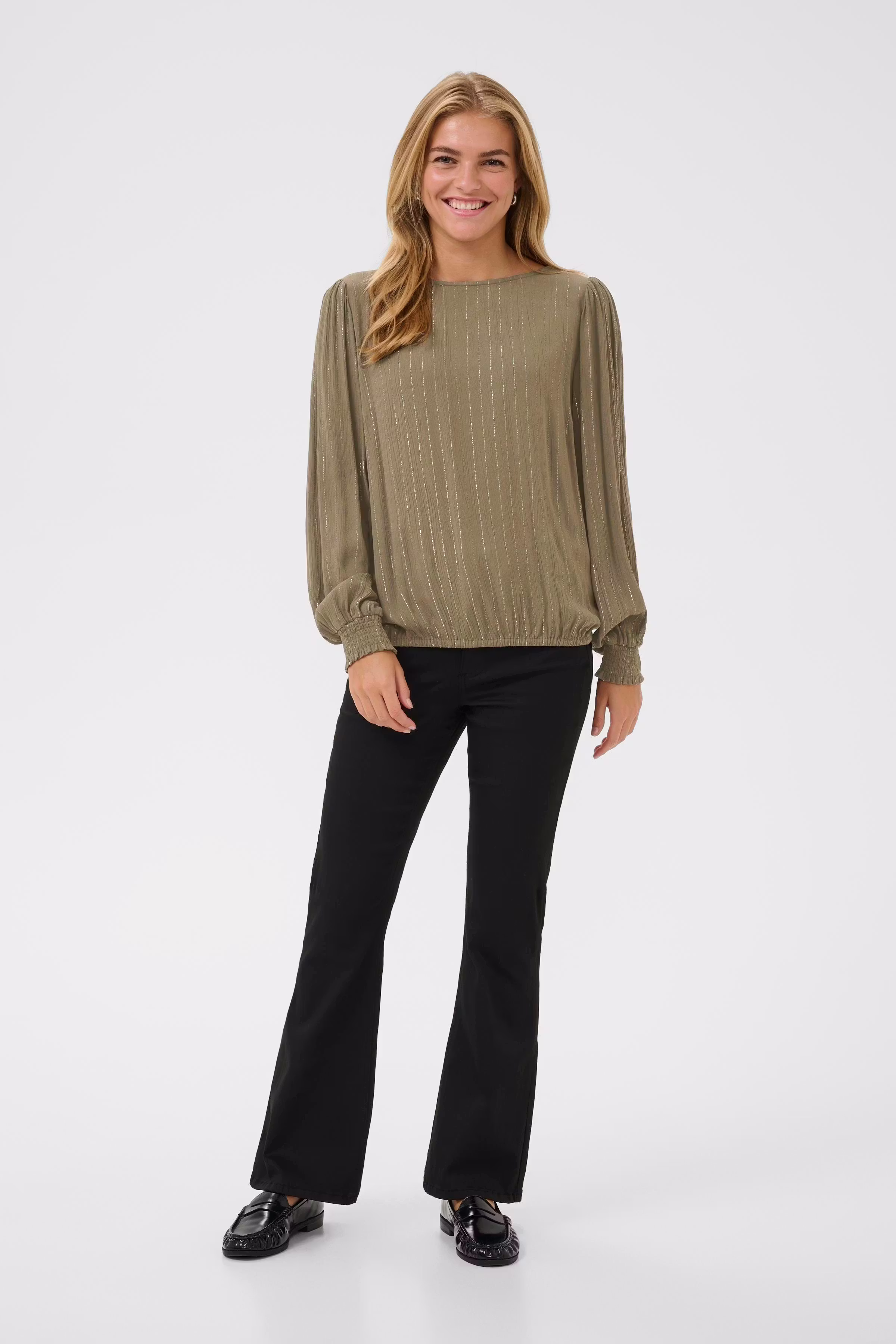 KAliv Glitter blouse LOOKBOOK FRONT 10509331-190808