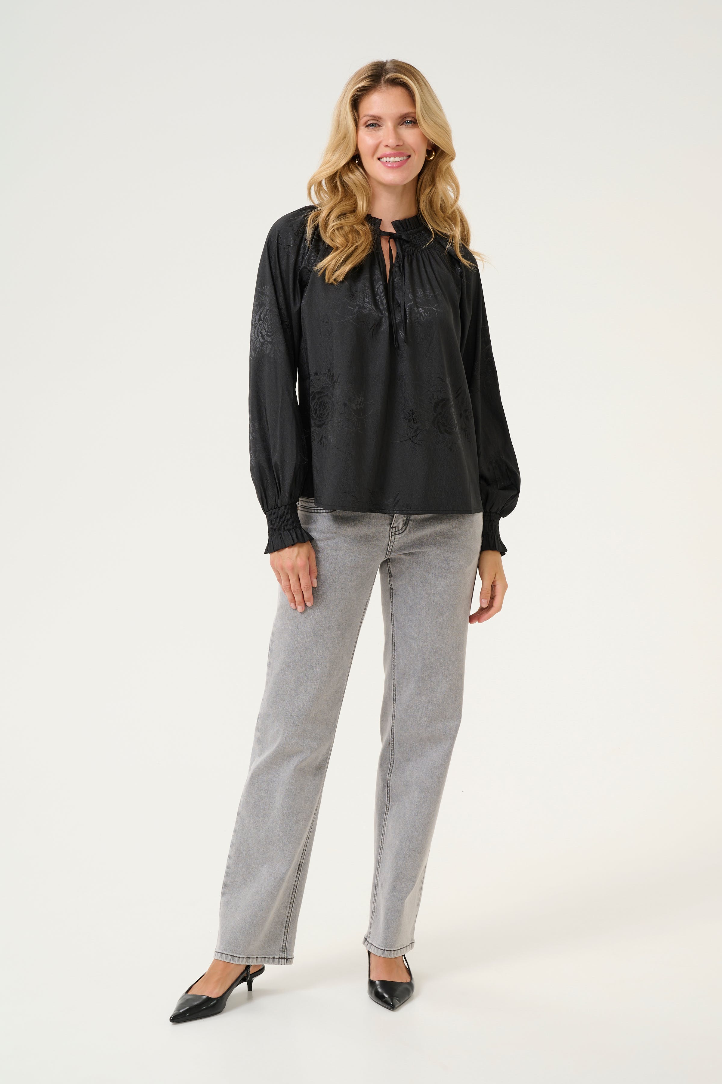 CRMarmel Bluse LOOKBOOK FRONT 10613632-100120