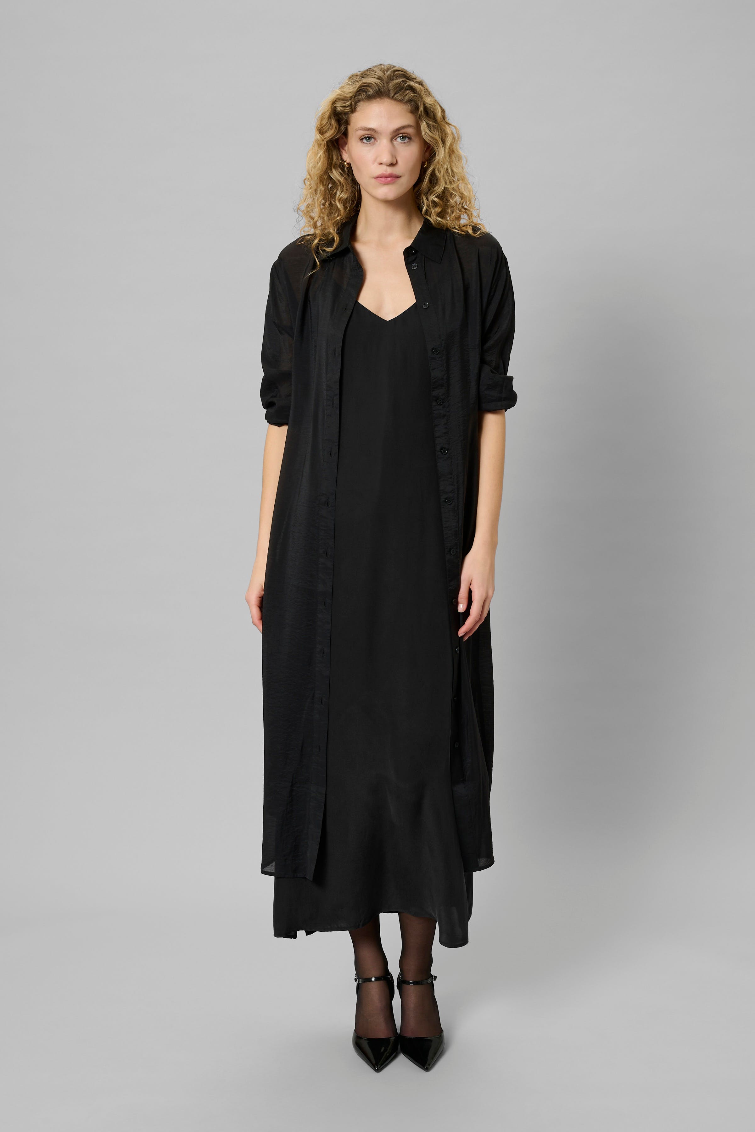 MWSilk Kleid aus 100% Seide LOOKBOOK FRONT 10705329-100031