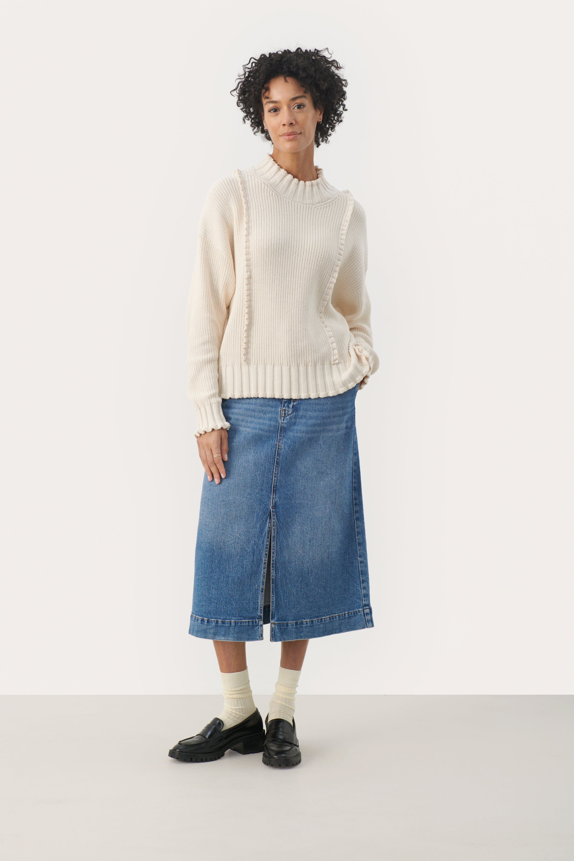 ElyssaPW Striktrøje LOOKBOOK FRONT 30309025-120304