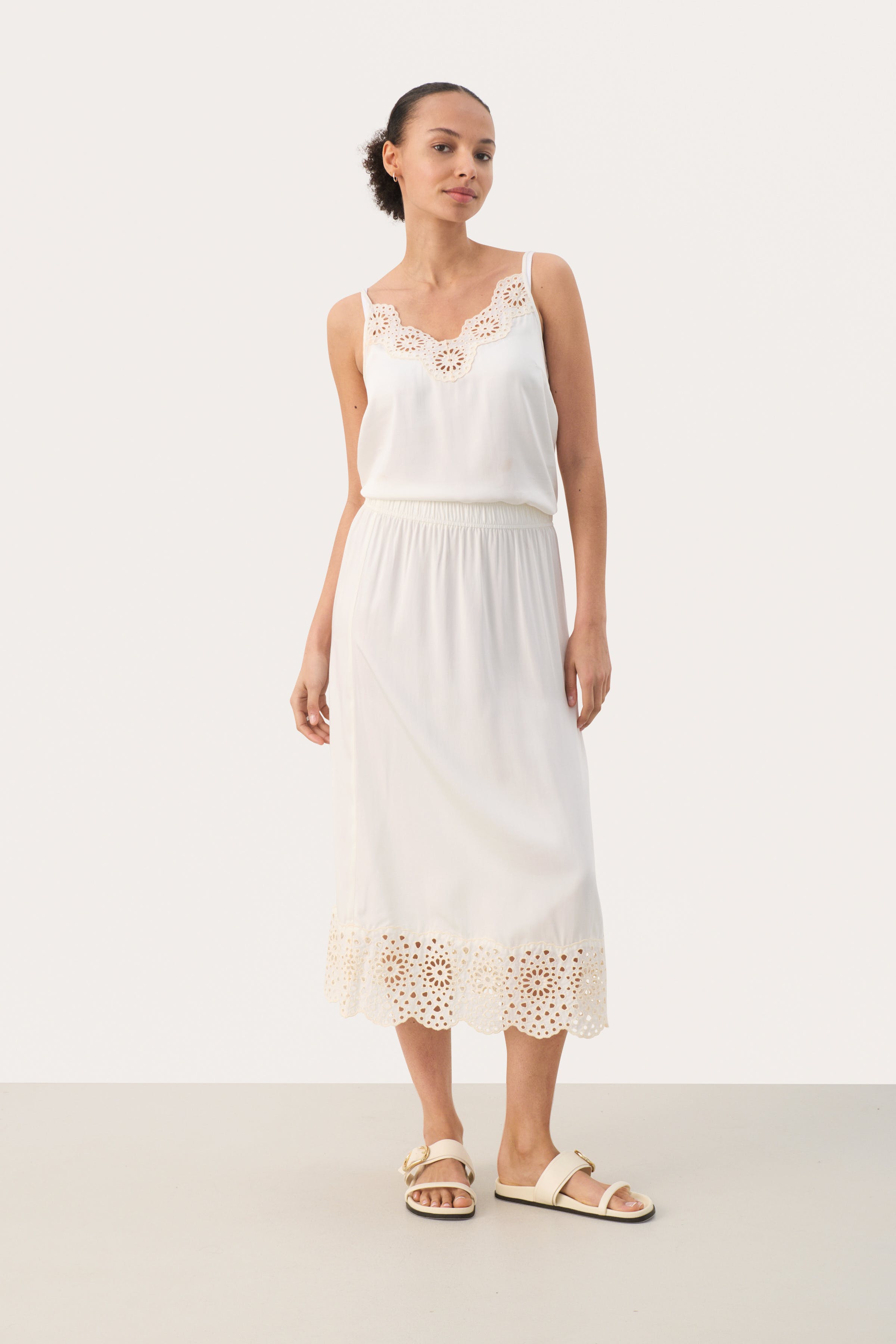 GatiniPW Lace skirt LOOKBOOK FRONT 30308629-114801