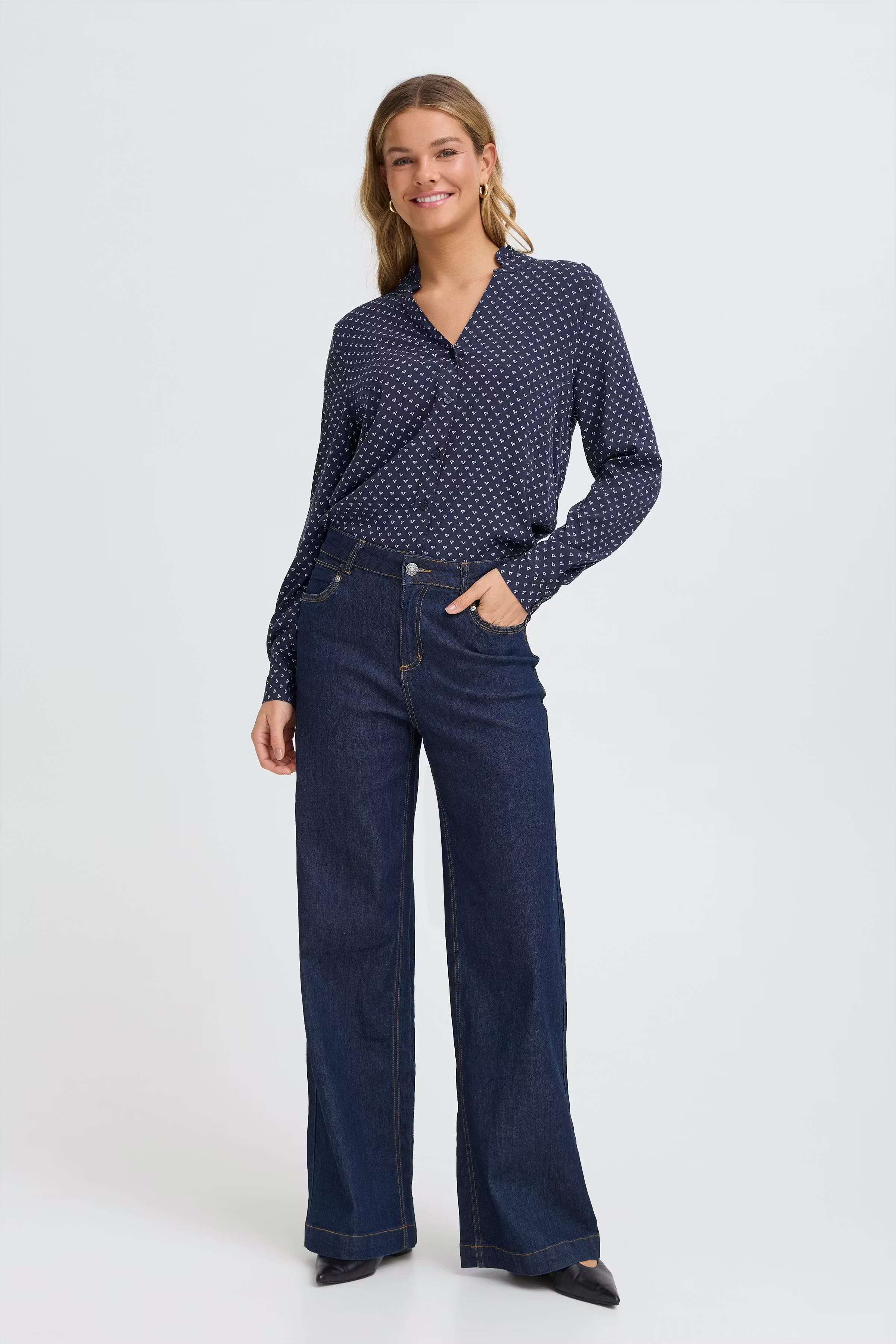 FRJUSTINE Skjorte LOOKBOOK FRONT 20617410-900004491