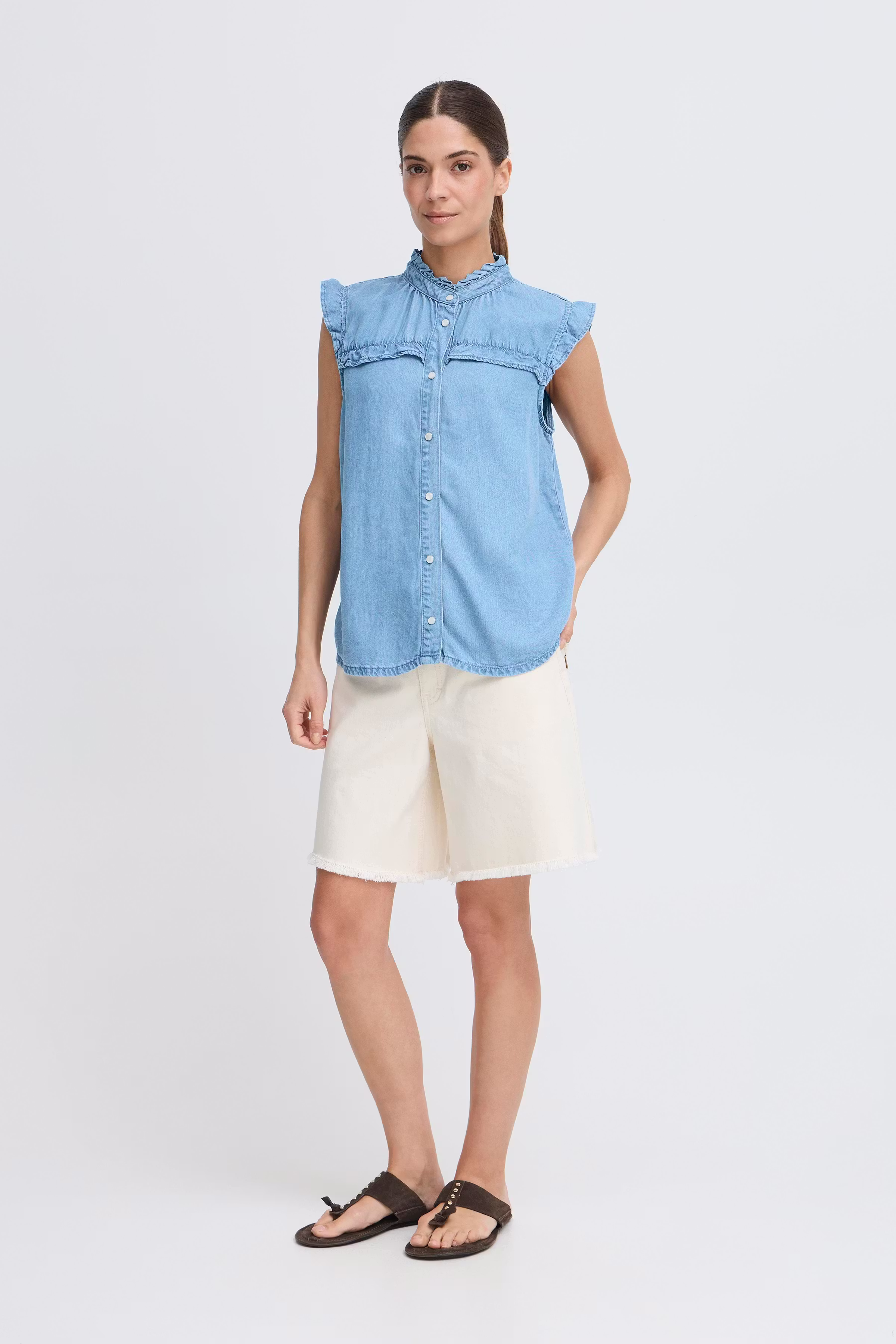 PZBEVERLY Bluse LOOKBOOK FRONT 50208974-200008