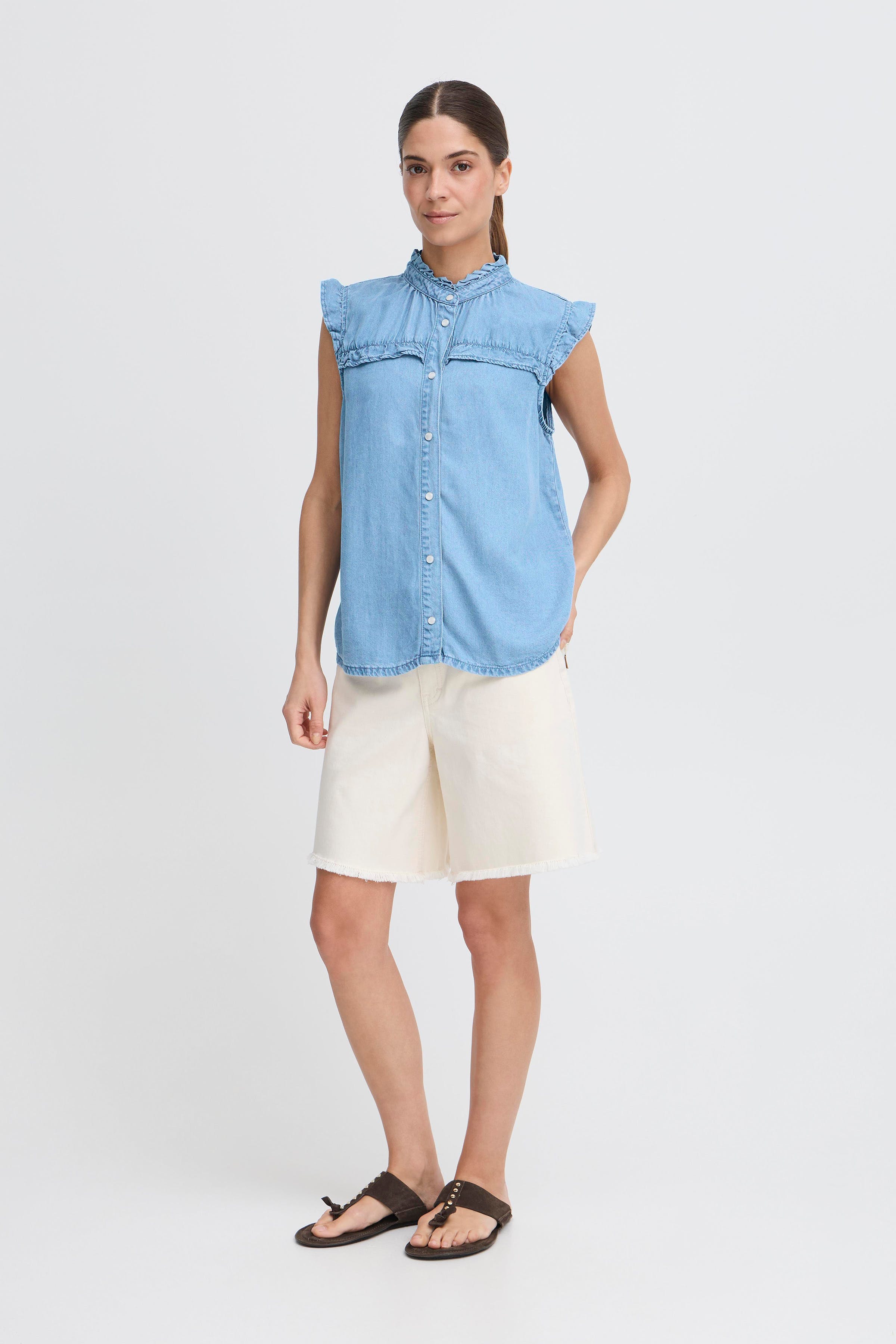 PZBEVERLY Bluse LOOKBOOK FRONT 50208974-200008