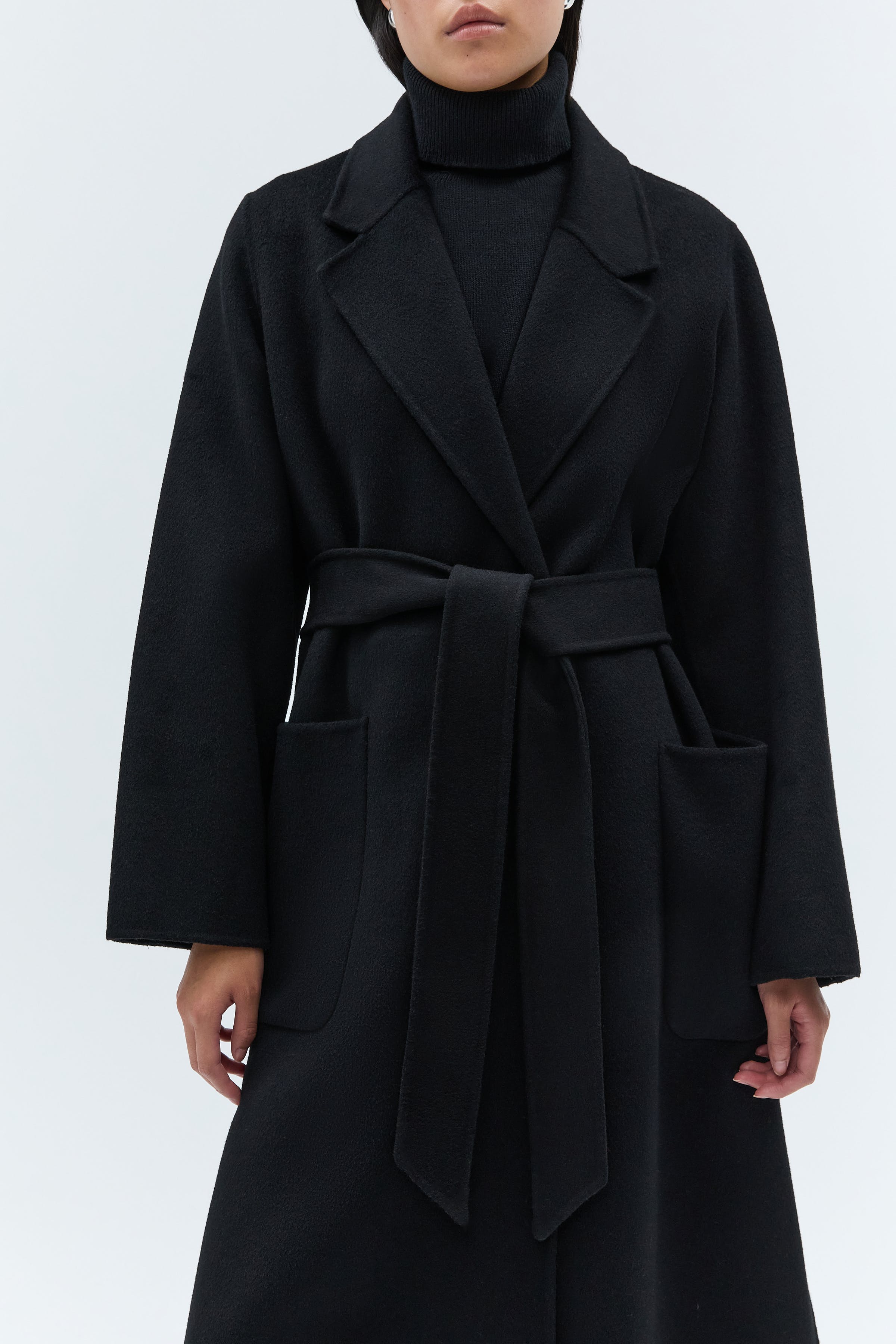 IOCELIA Coat LOOKBOOK FRONT 30600561-BK999