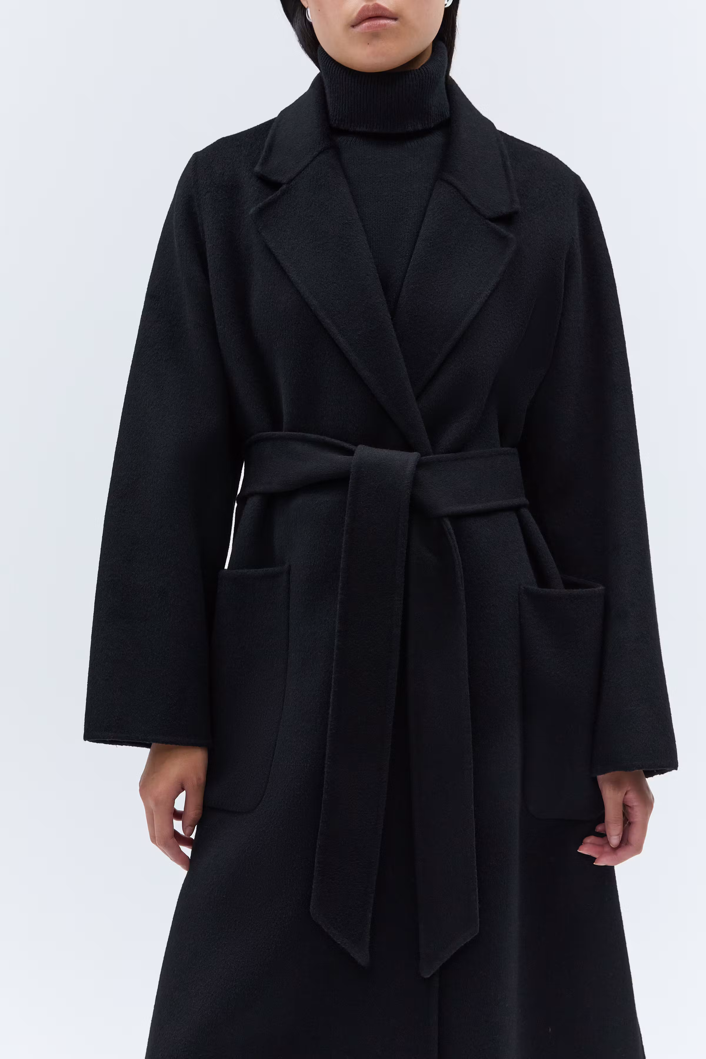 IOCELIA Coat LOOKBOOK FRONT 30600561-BK999