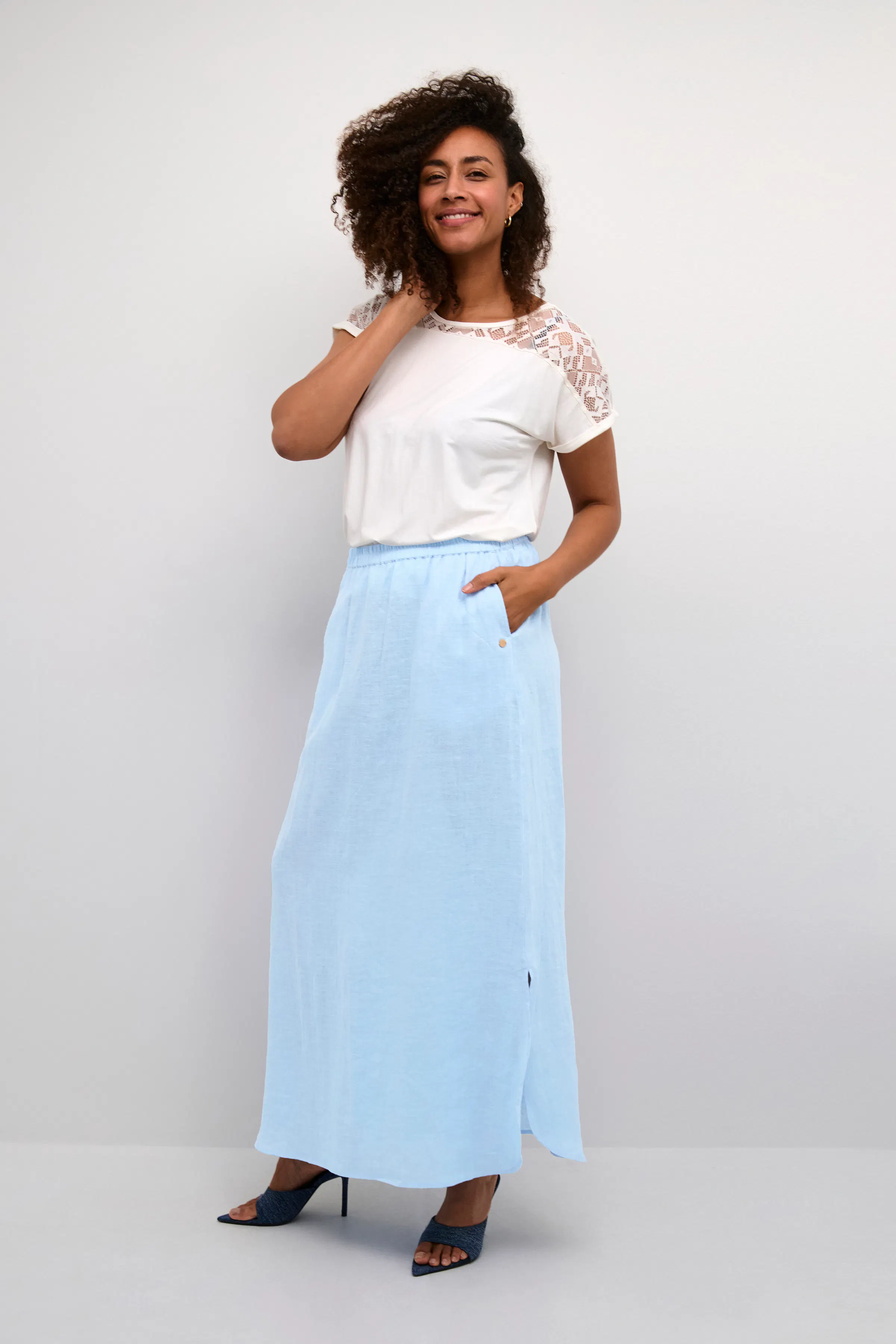 CRBellis Linen skirt LOOKBOOK FRONT 10612565-1539201