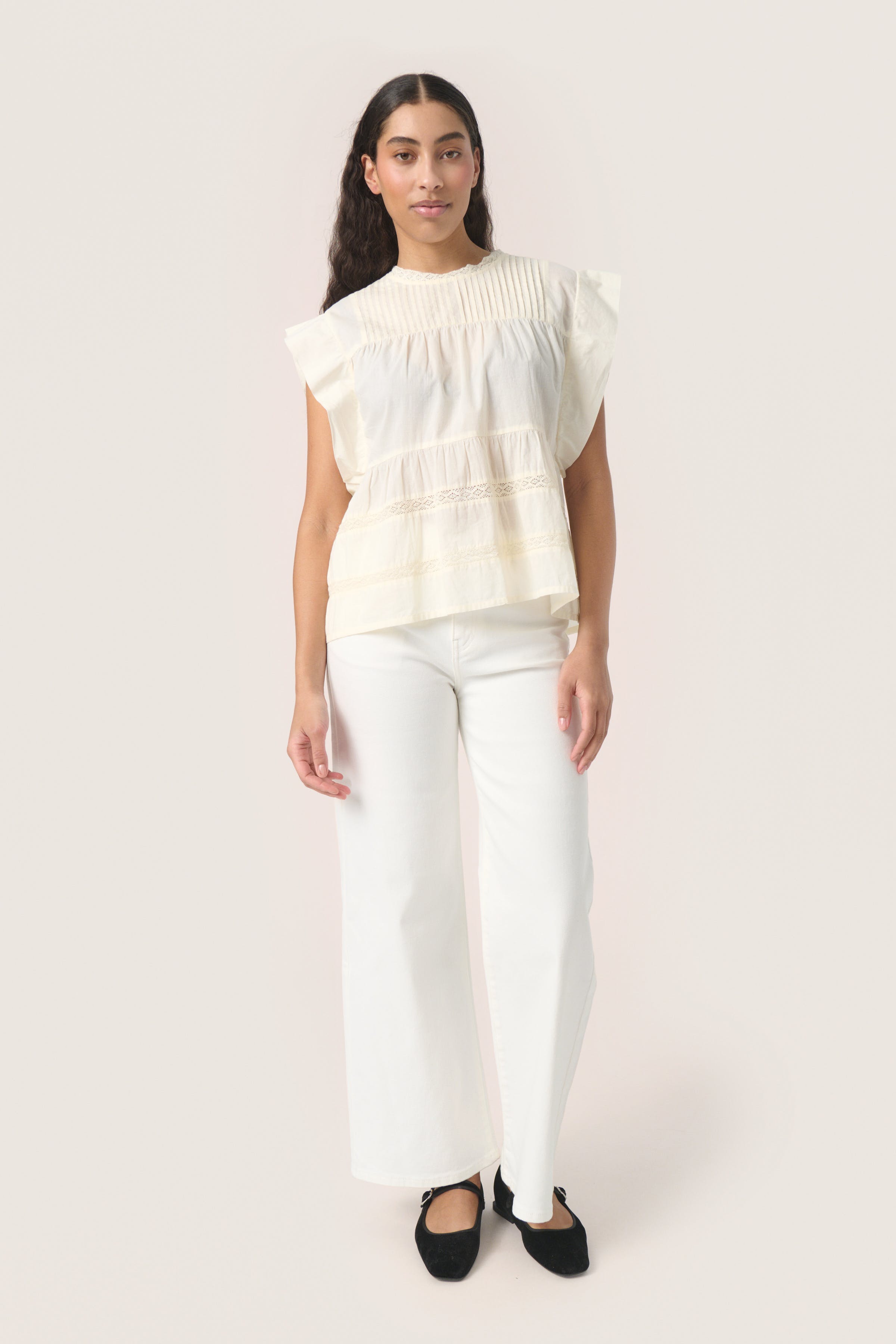 SLOliviera Blouse LOOKBOOK FRONT 30407410-110701