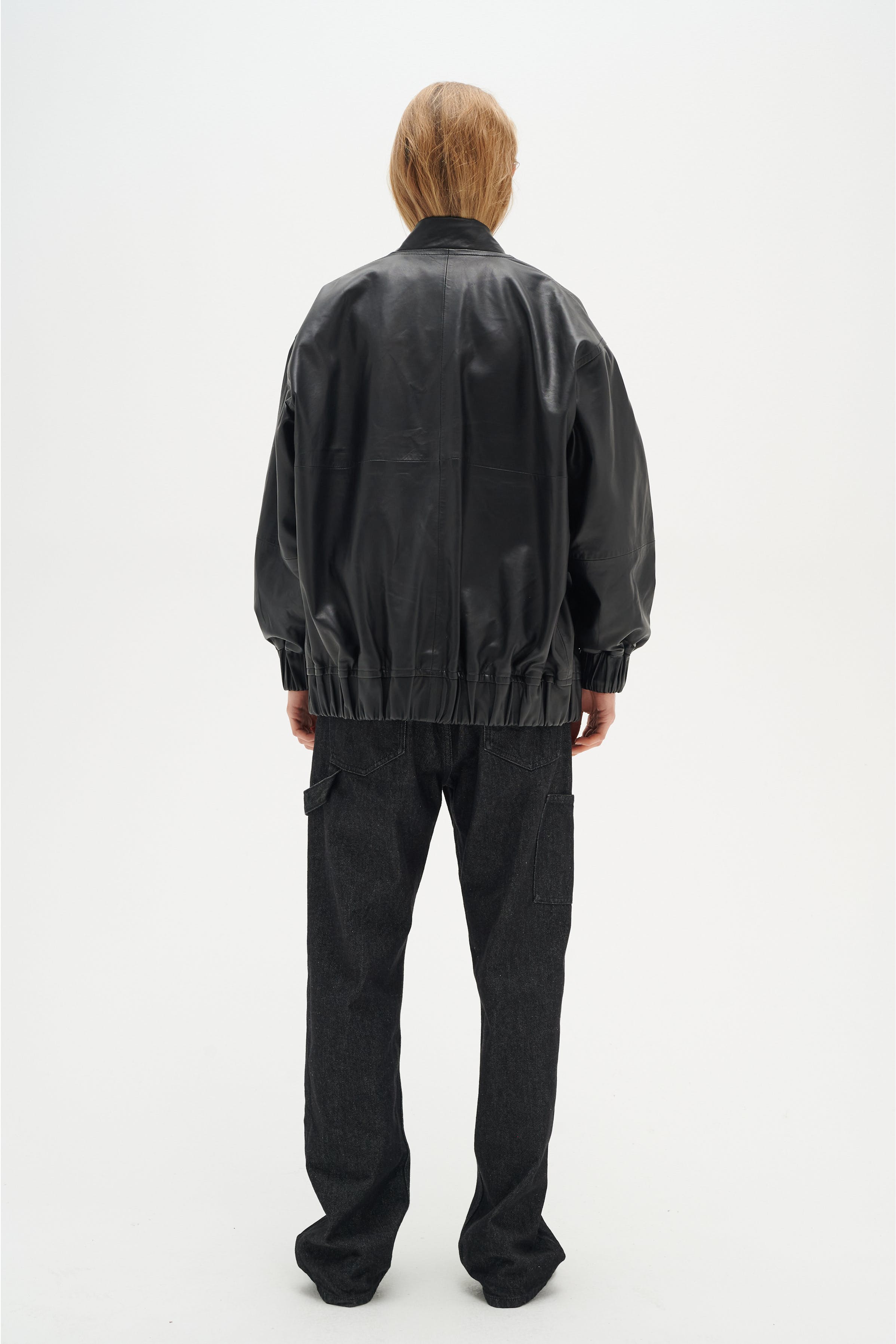 BelukaIW Læder Bomber LOOKBOOK BACK 30108923-194008