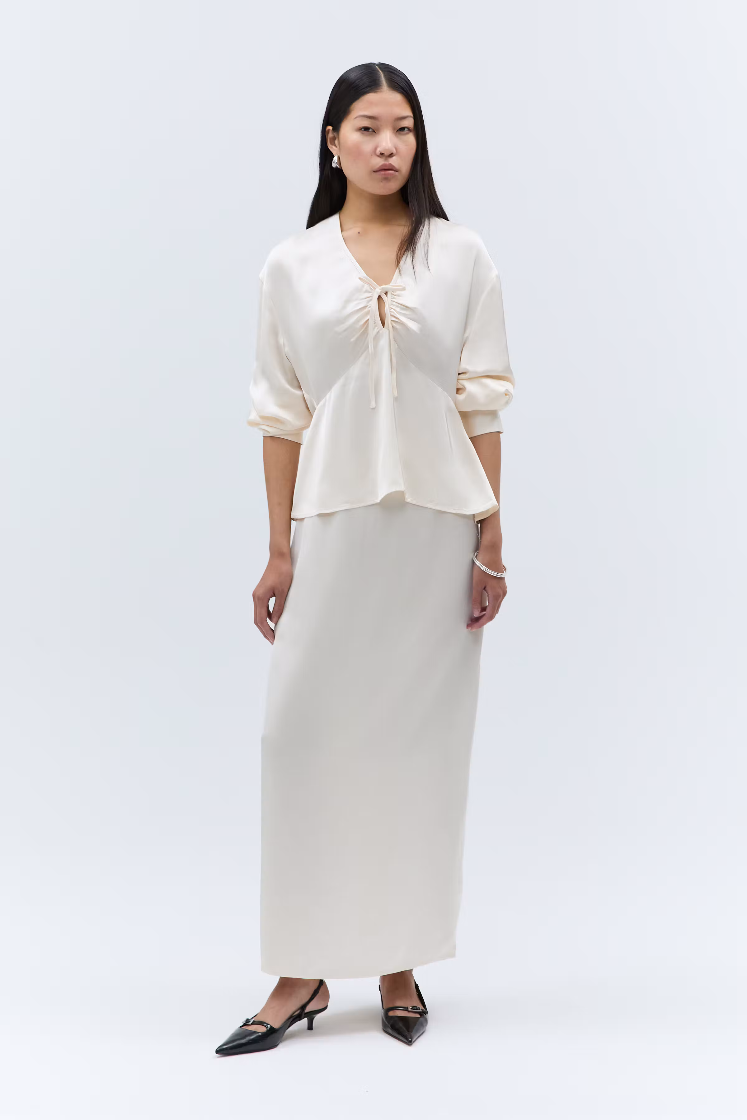 IOEvaluna Blouse LOOKBOOK FRONT 30600008-WH011