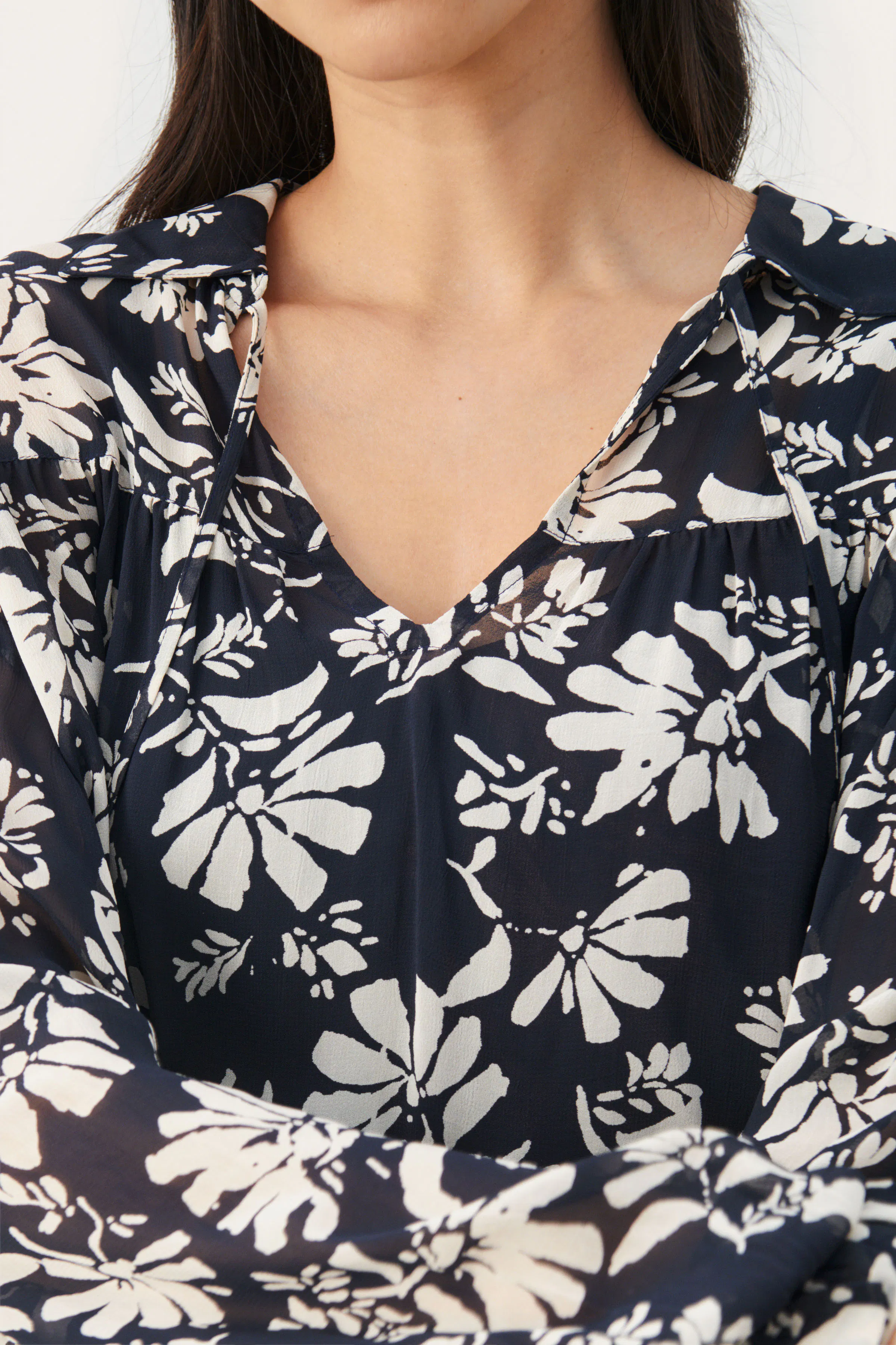 FayaPW Långärmad blus LOOKBOOK DETAIL 30308284-302622