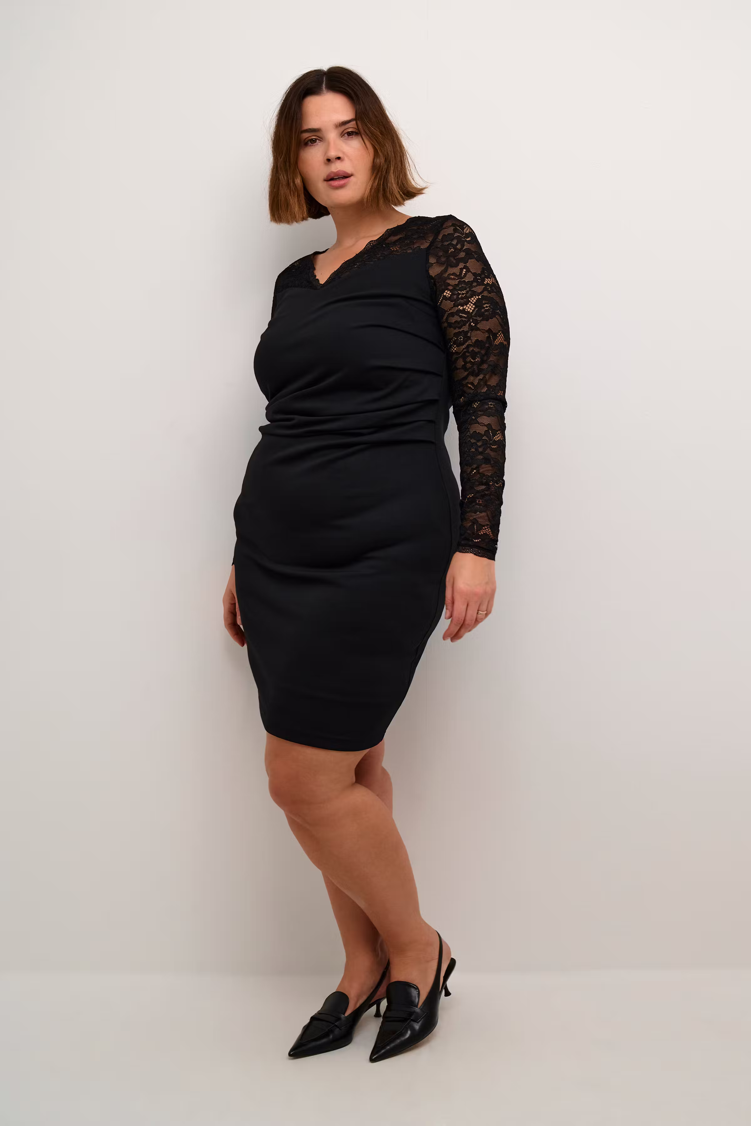 KCindi Blondekjole LOOKBOOK FRONT 10581932-100121