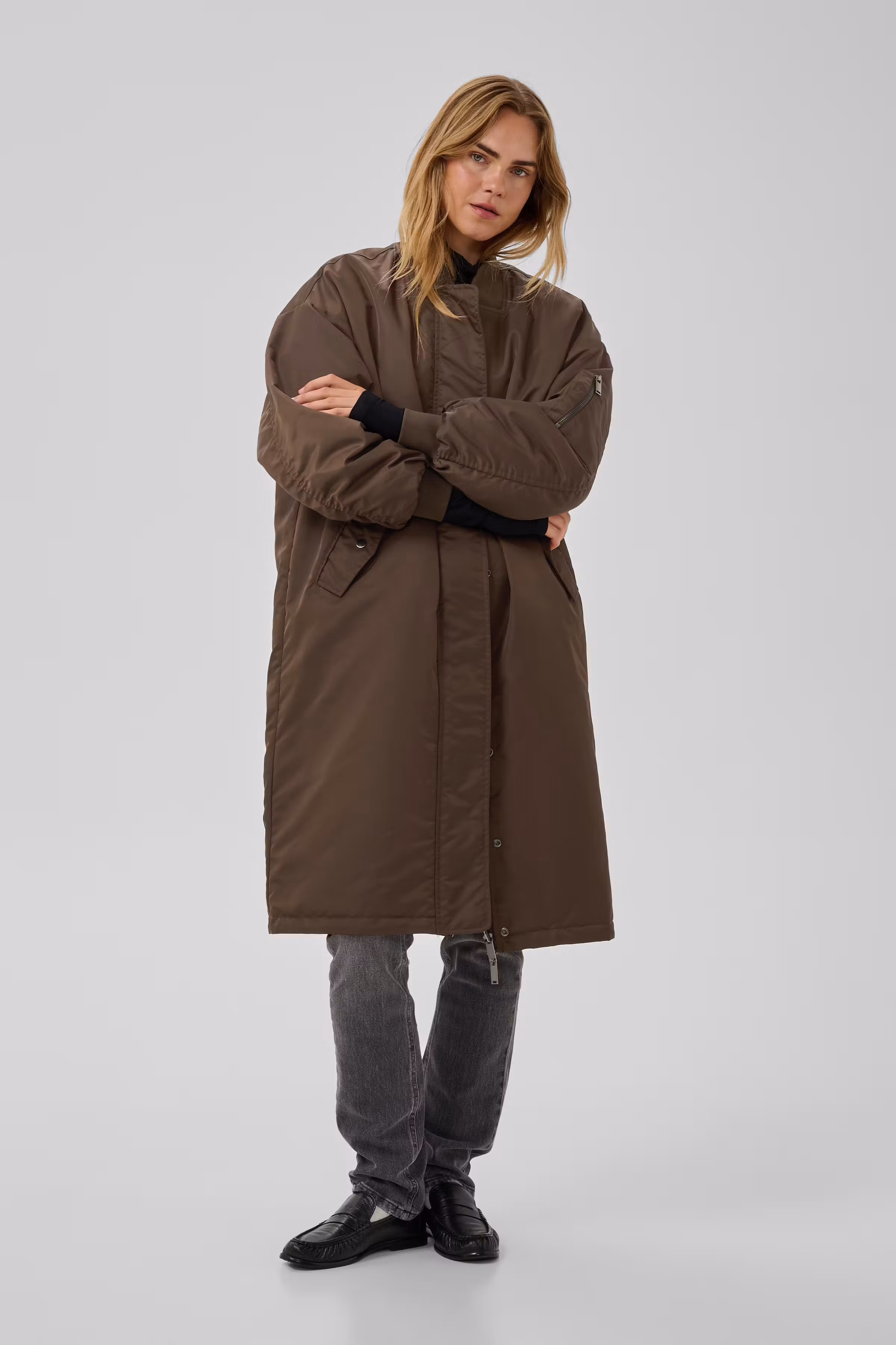 HelgaMW Lange jas LOOKBOOK FRONT 10705191-190712