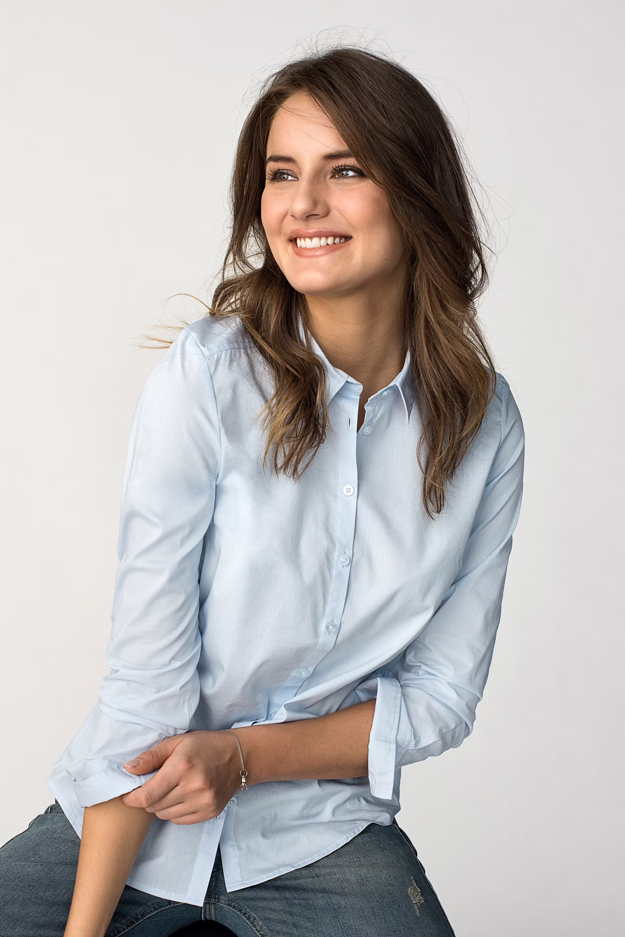 Langermet skjorte LOOKBOOK FRONT 20600181-60430