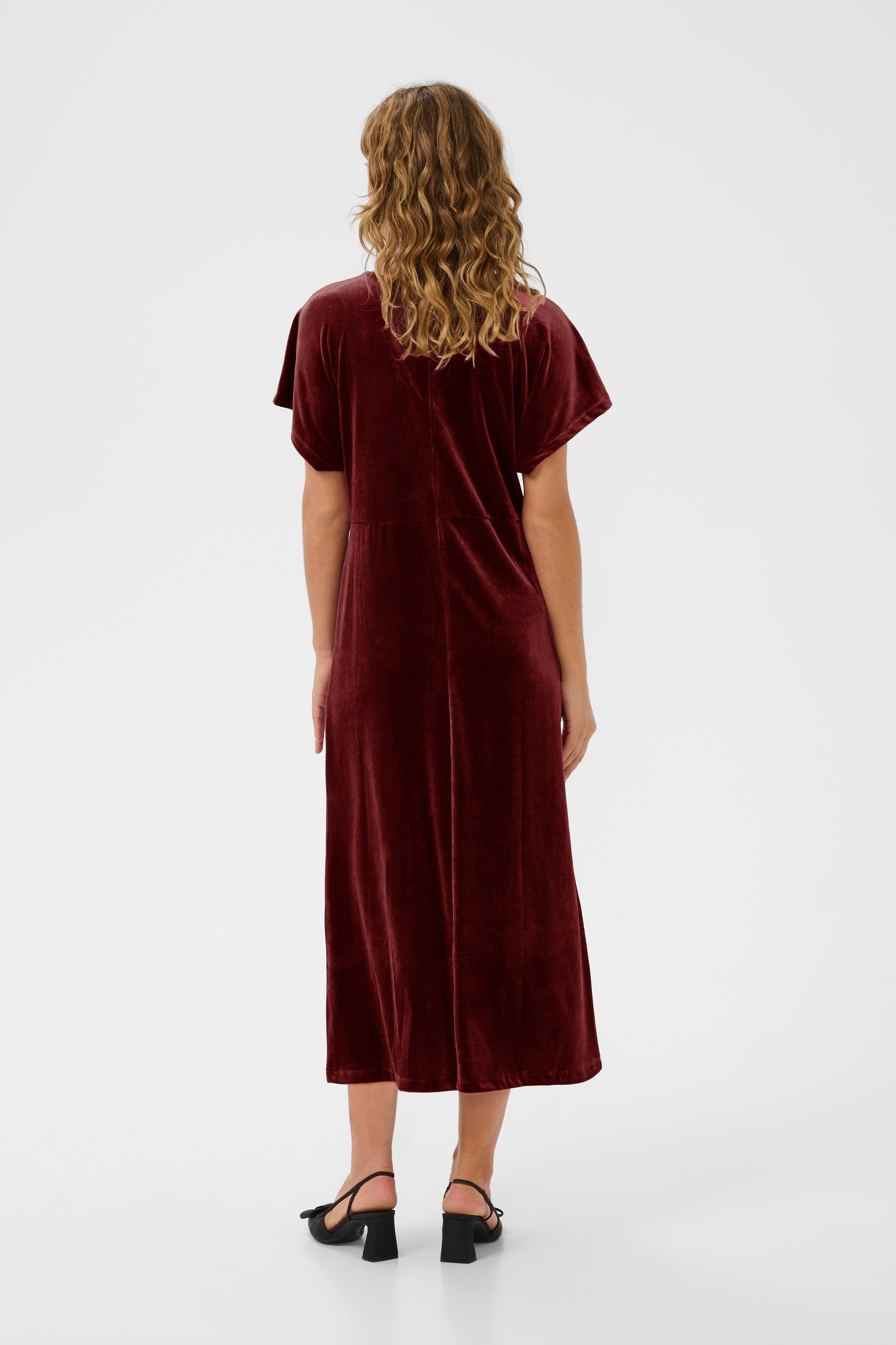 CRFrosty Velours Kleid LOOKBOOK BACK 10614446-191522