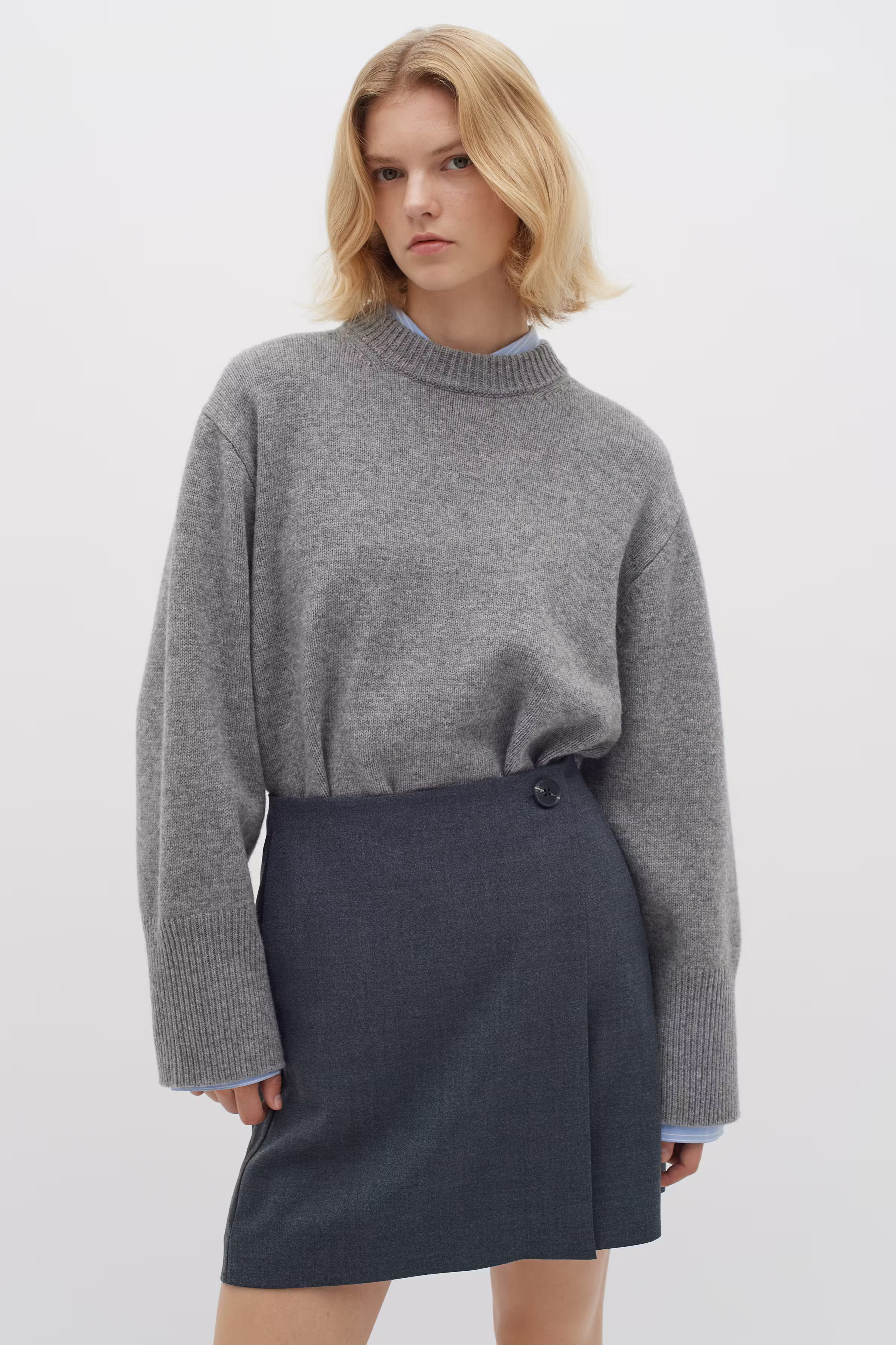 BuneIW Skjørt LOOKBOOK FRONT 30108583-302304