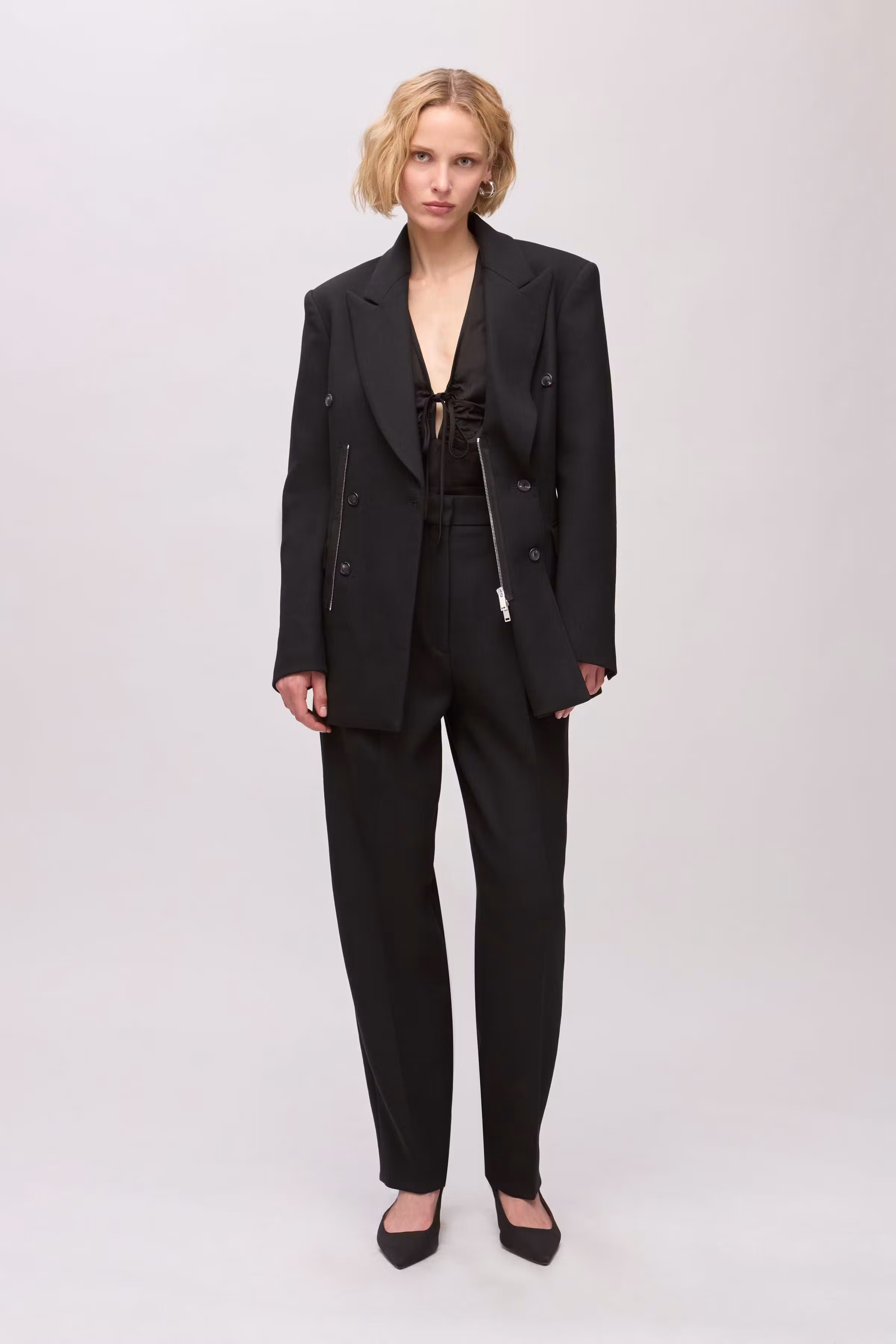 IOJunko Blazer LOOKBOOK FRONT 30600055-BK999