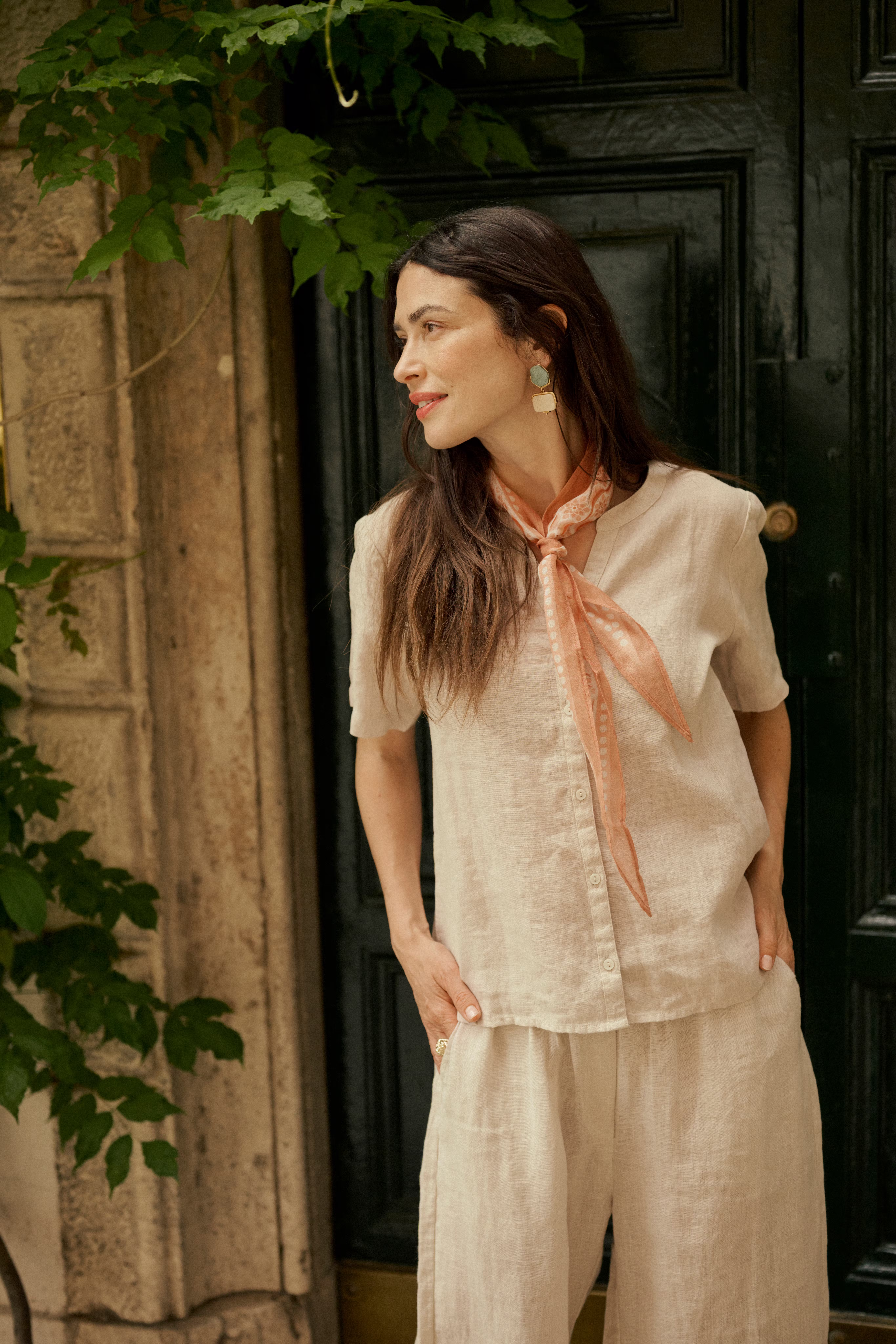 CRBellis Linen shirt LOCATION NONE 10611578-104537