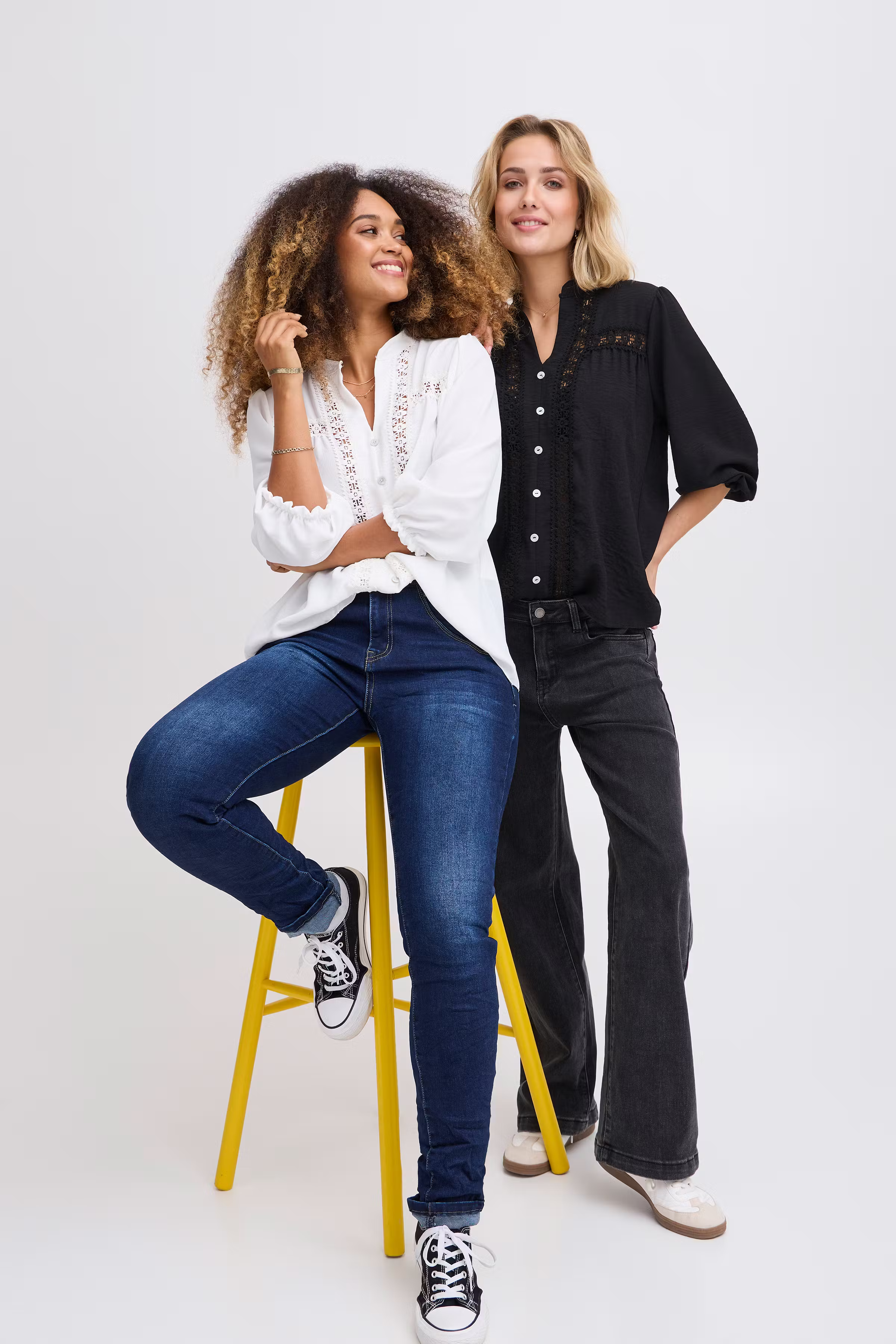 SBGENIA Bluse LOOKBOOK FRONT 22100867-190303