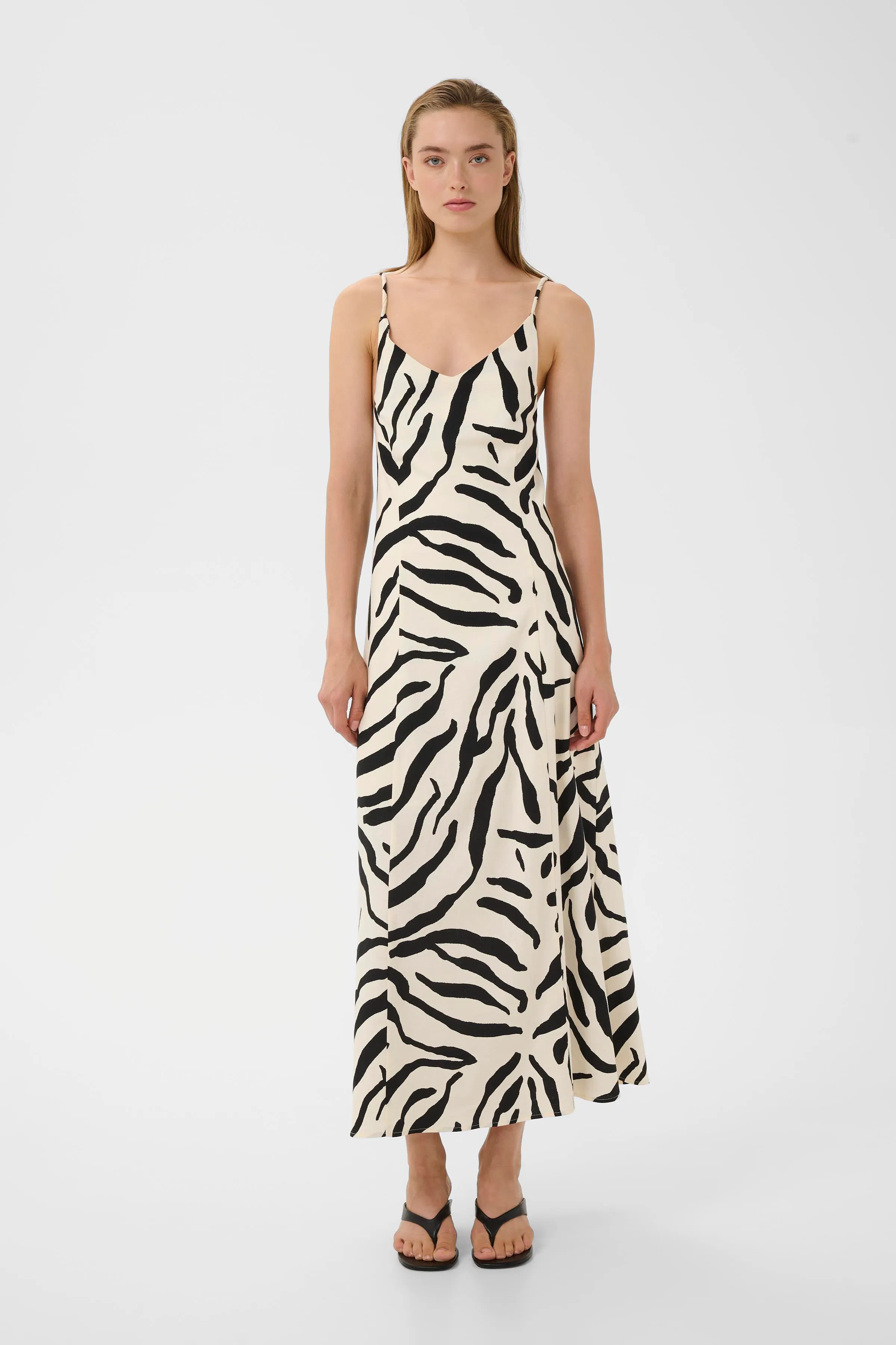 ManziGZ Dress in mediumsand mélange / brown wool