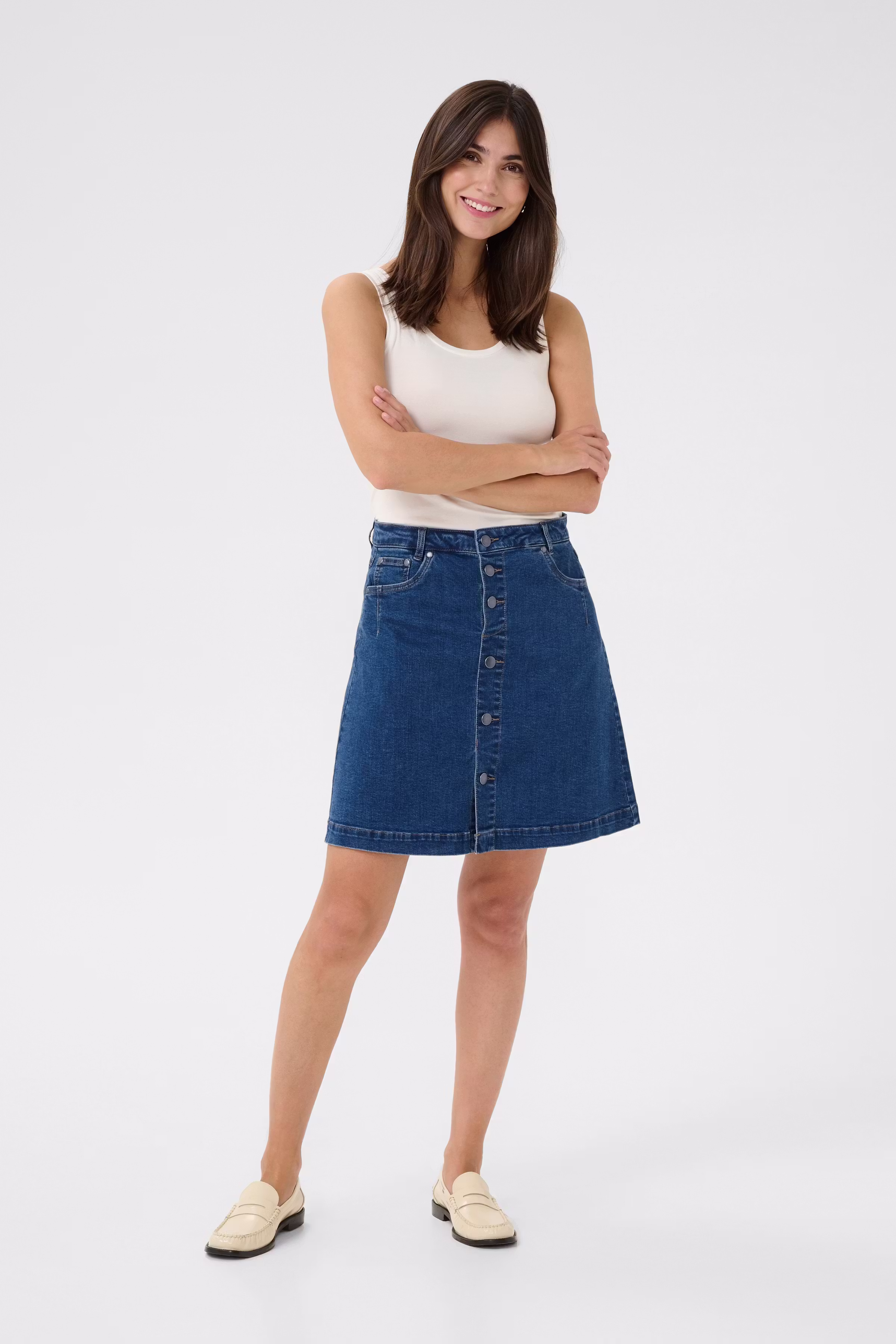 CUlea Denimnederdel LOOKBOOK FRONT 50111912-500028