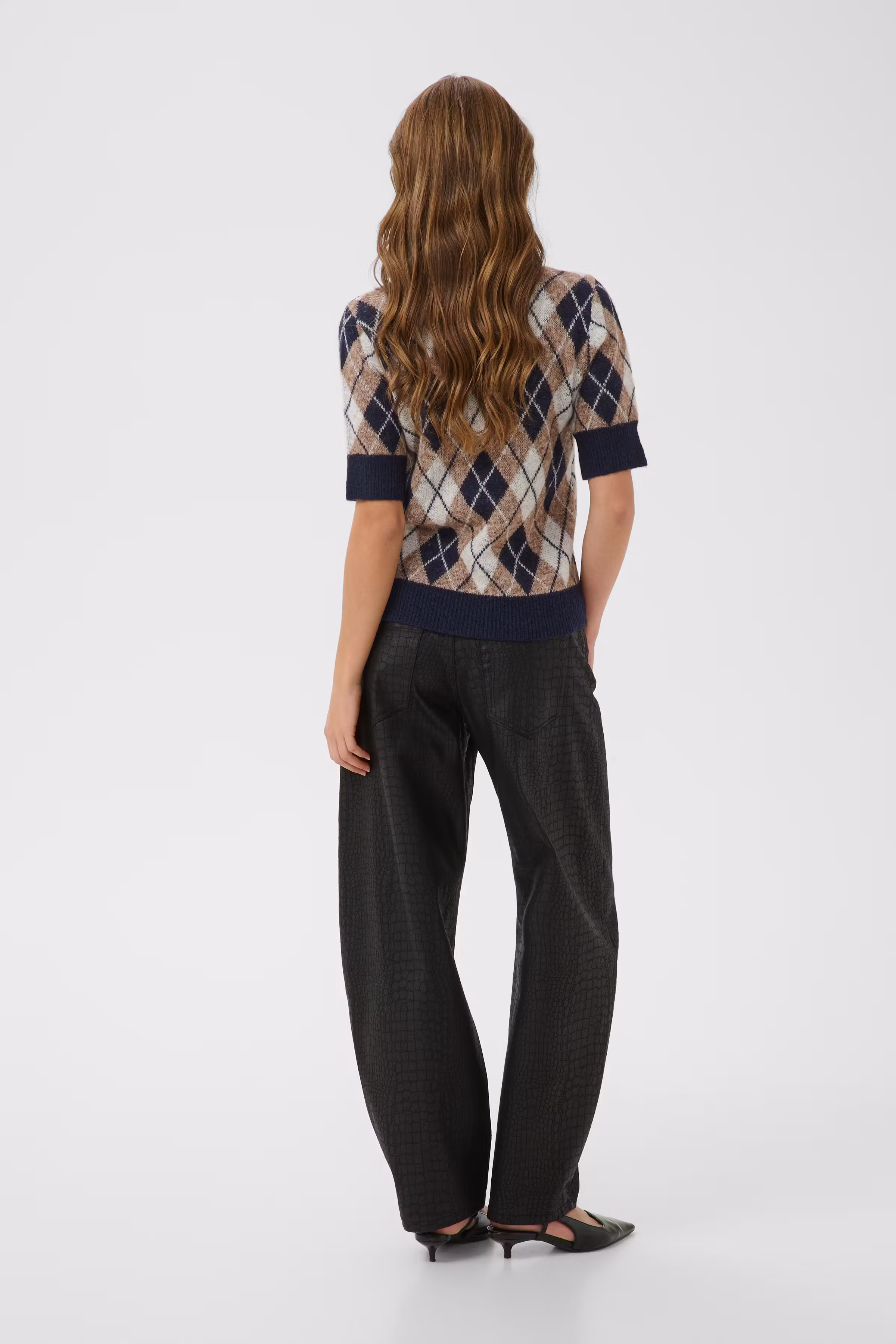 KAharlow Argyle Pullover i ullblanding LOOKBOOK BACK 10512427-1000645
