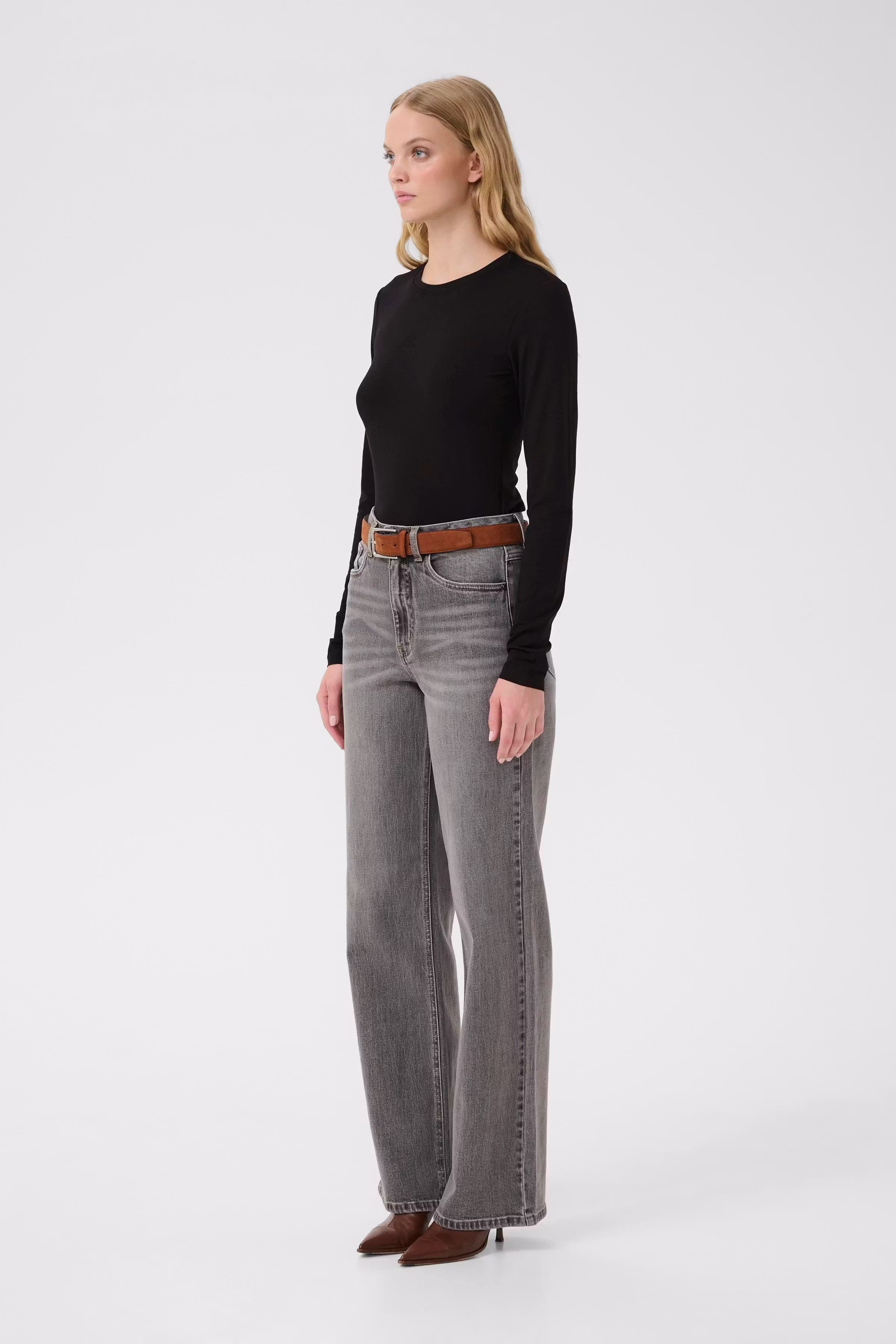 GZmida Langærmet t-shirt LOOKBOOK FRONT 10910958-100017