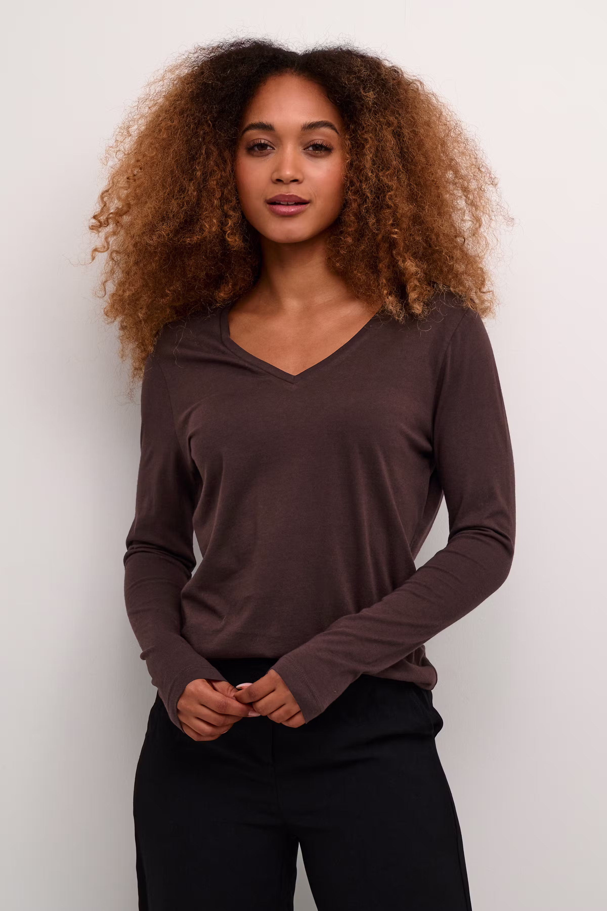 Naia Long sleeved T-shirt LOOKBOOK FRONT 10605255-191110