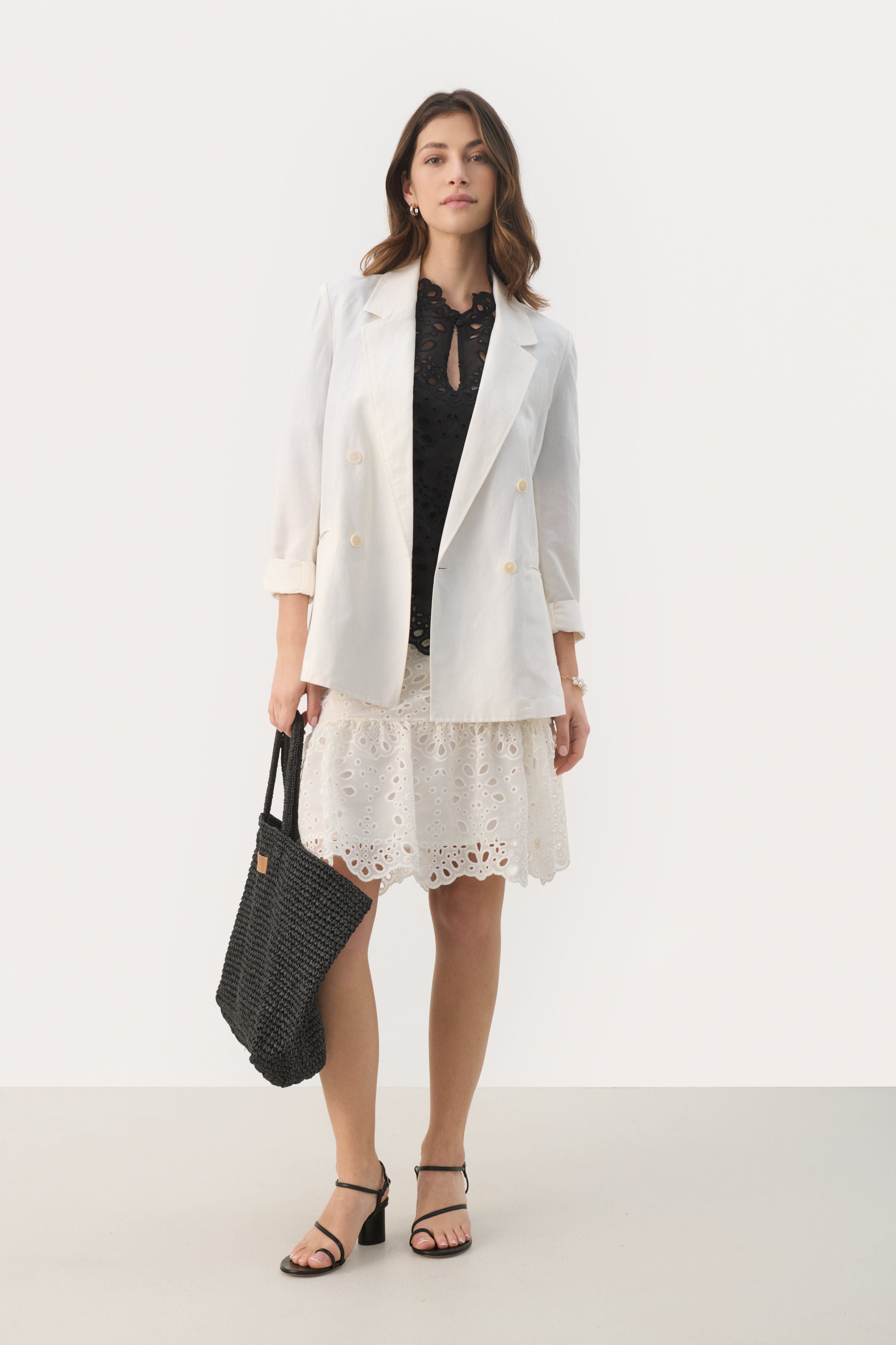 GizellePW Korte kanten rok LOOKBOOK BACK 30308689-114801