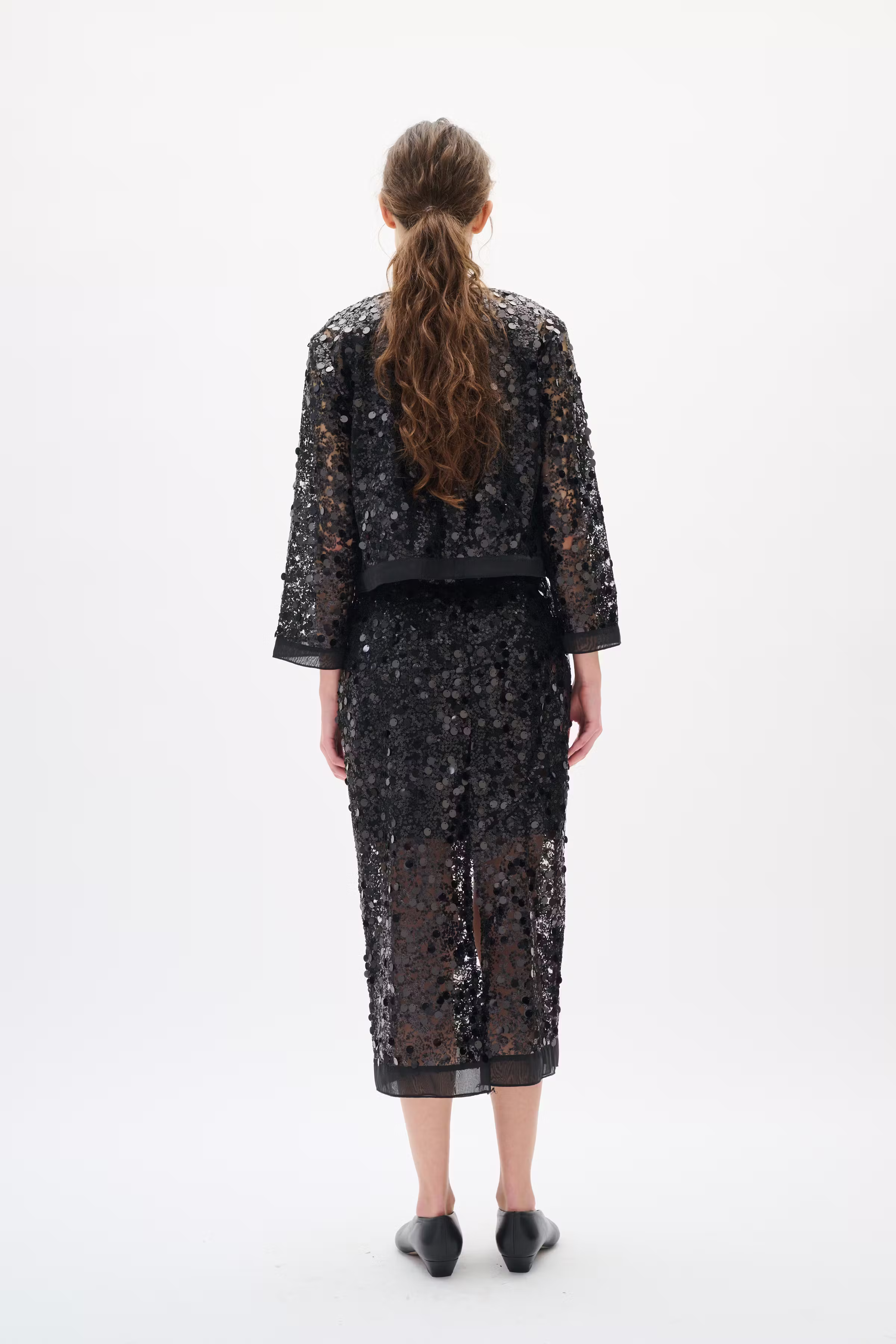 DAVINAIW Casual paljett jakke LOOKBOOK BACK 30112031-194008