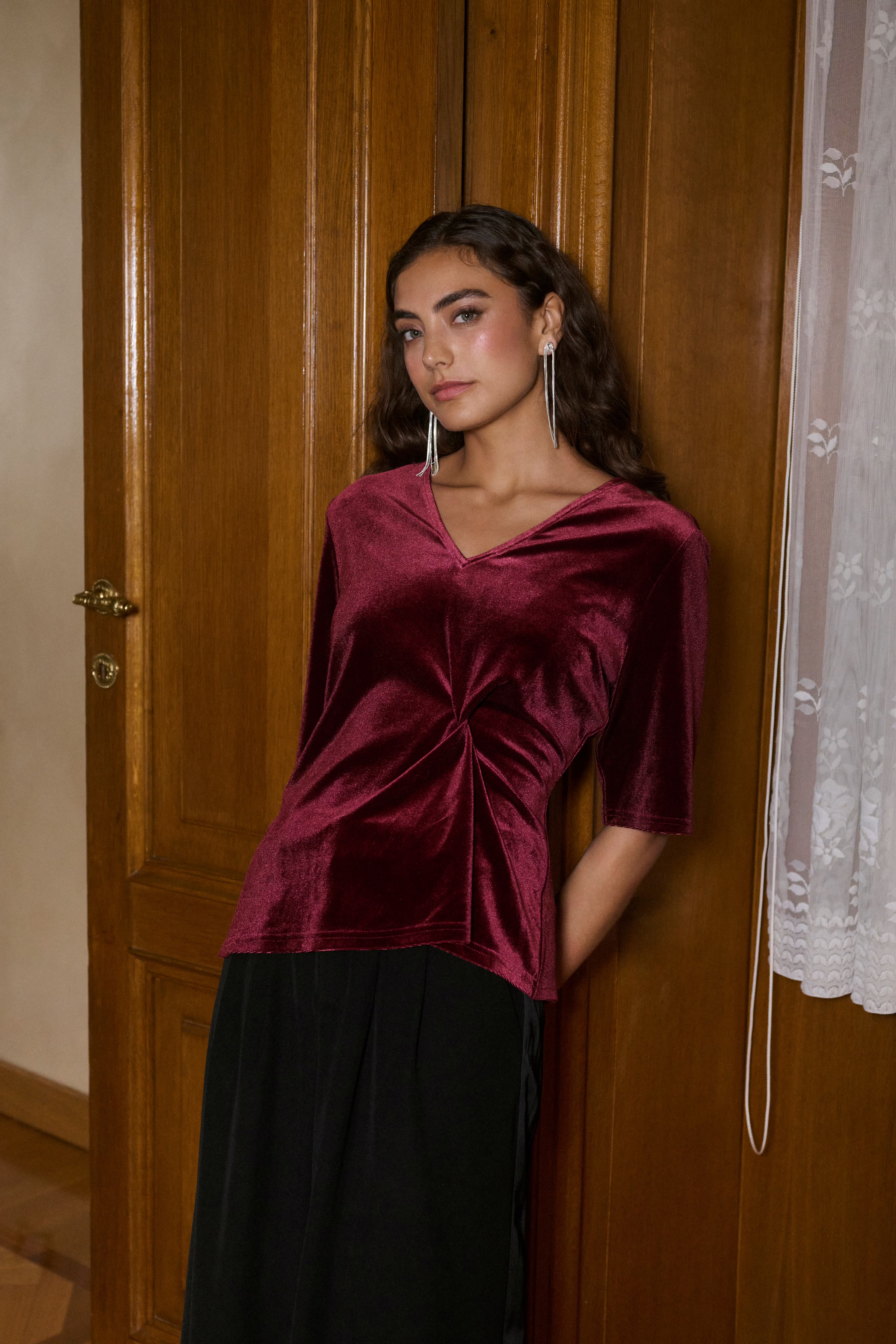 CUzoe velourbluse LOCATION NONE 50112496-191522