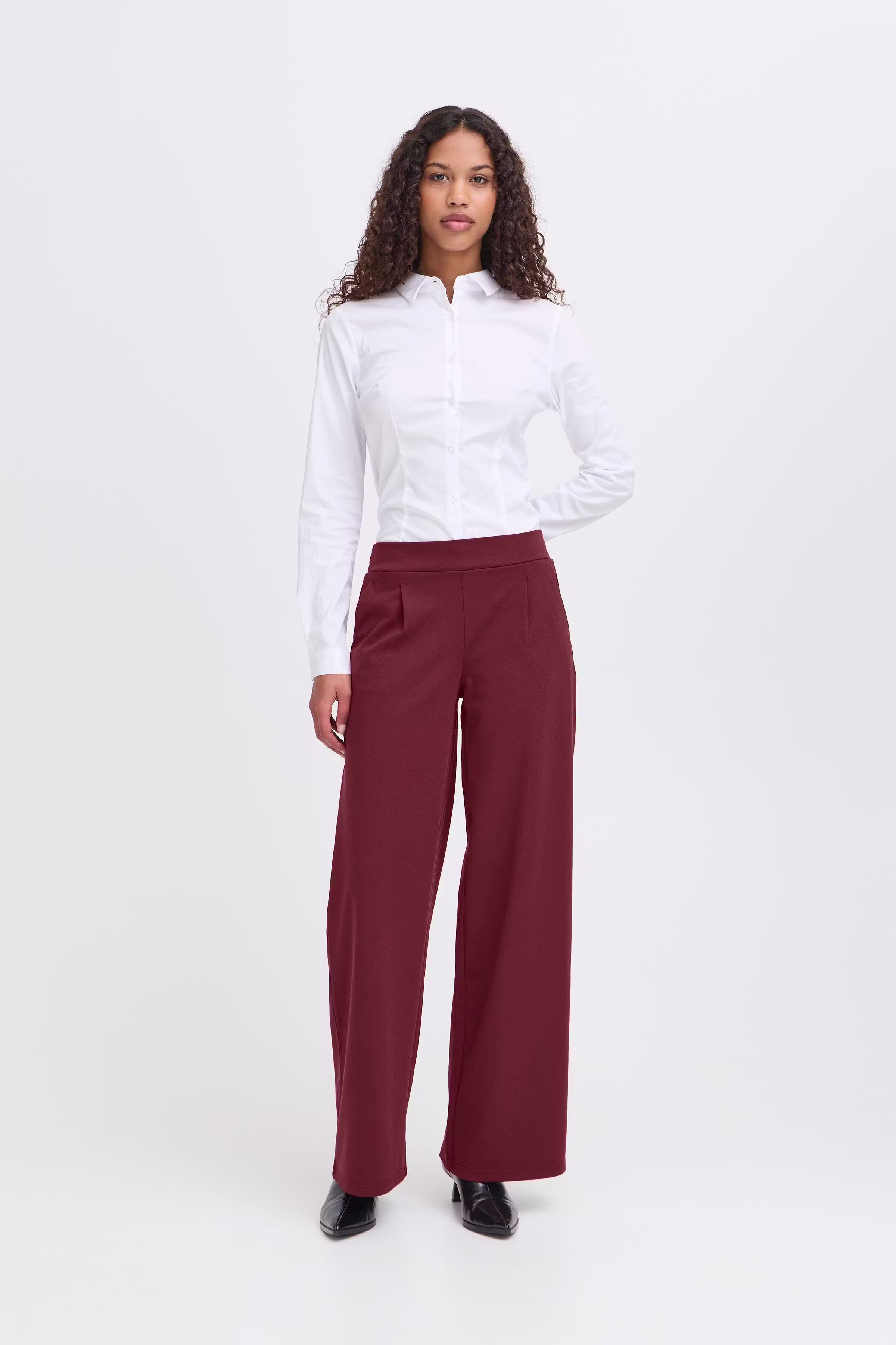 IHKATE LONG WIDE Bukser LOOKBOOK FRONT 20118337-191627