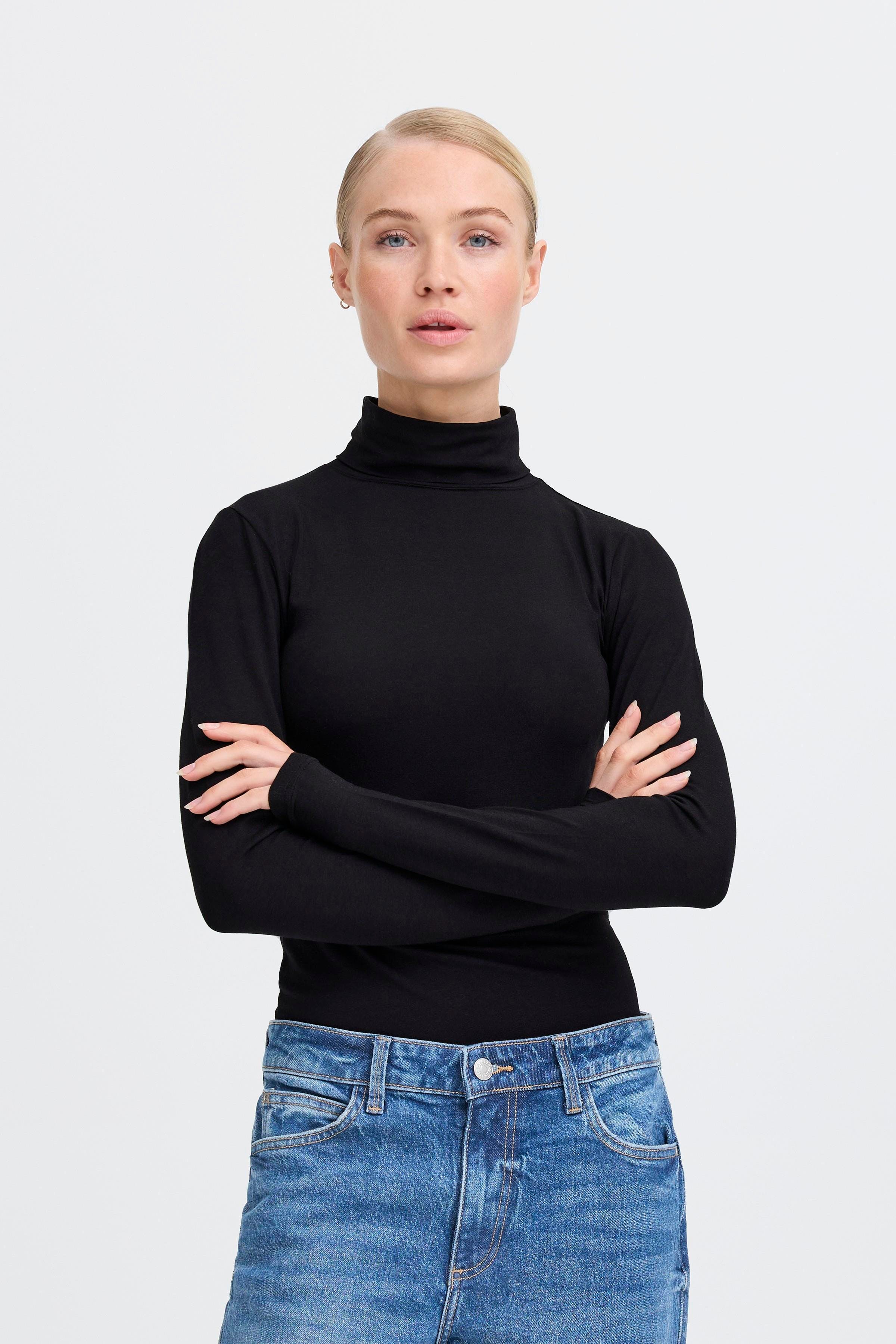 Turtleneck with long sleeves LOOKBOOK FRONT 20802565-80001