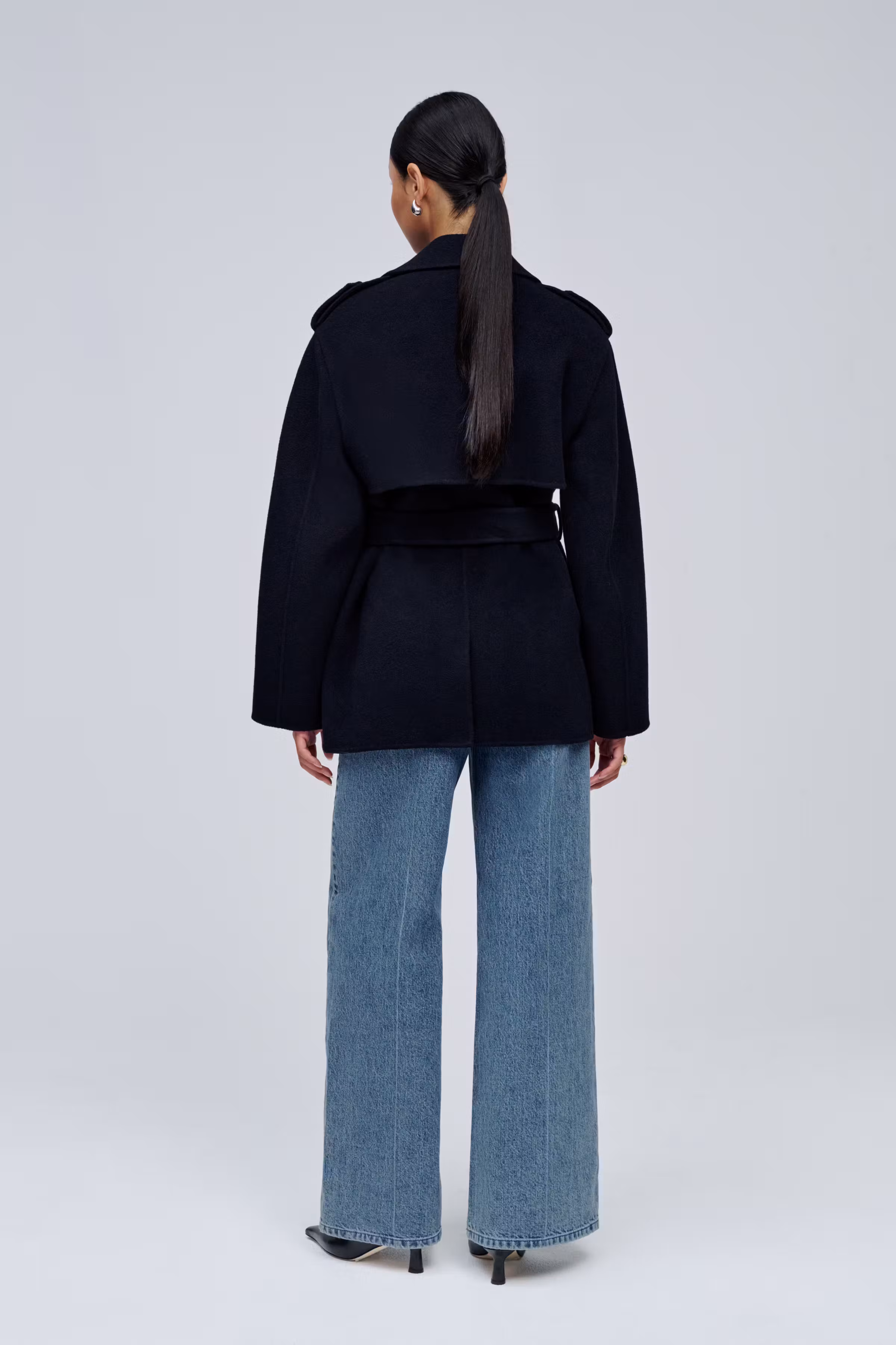 IOJuneMarie Coat LOOKBOOK BACK 30600103-BL900