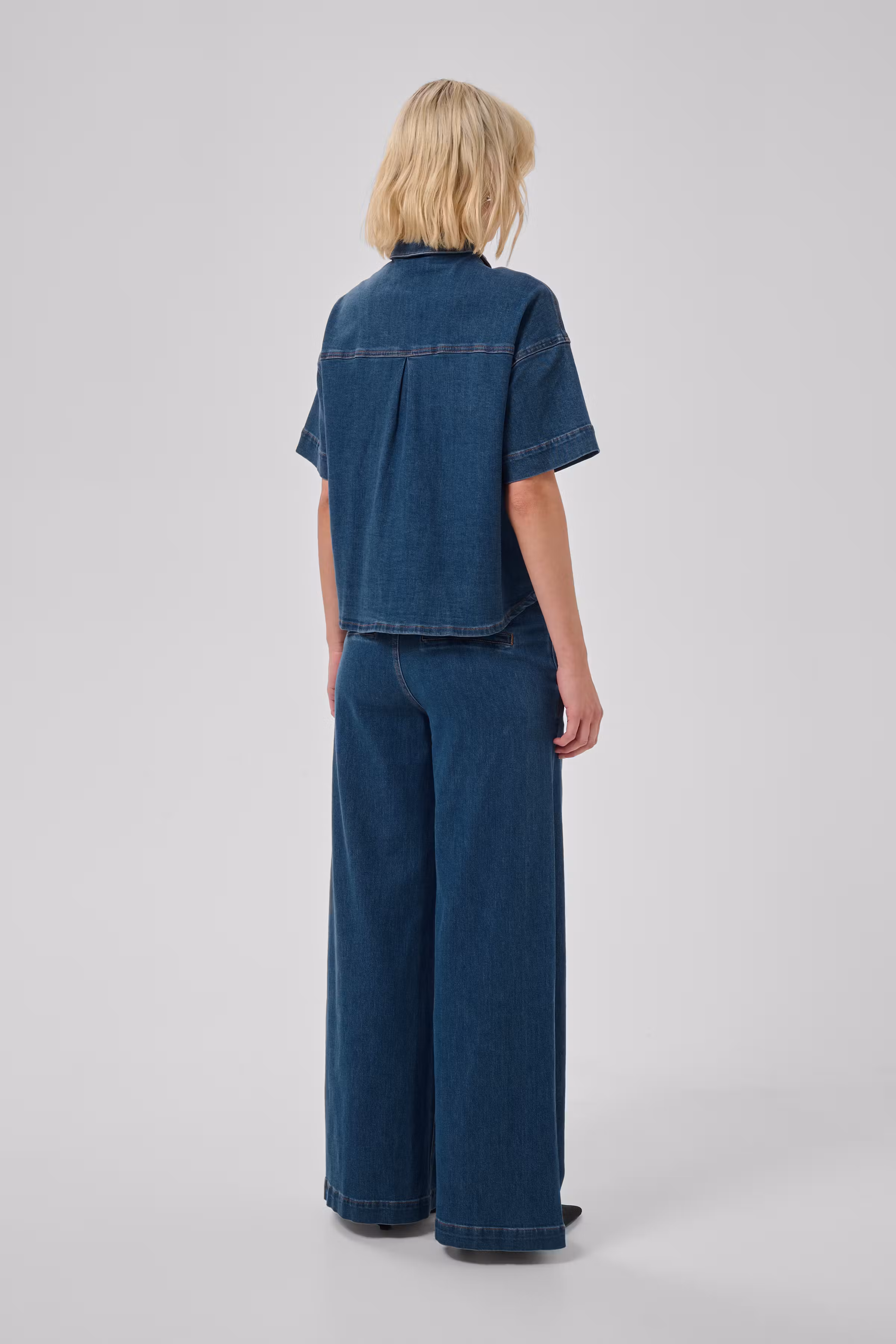 MWLinn Denim overhemd LOOKBOOK BACK 10705461-109496