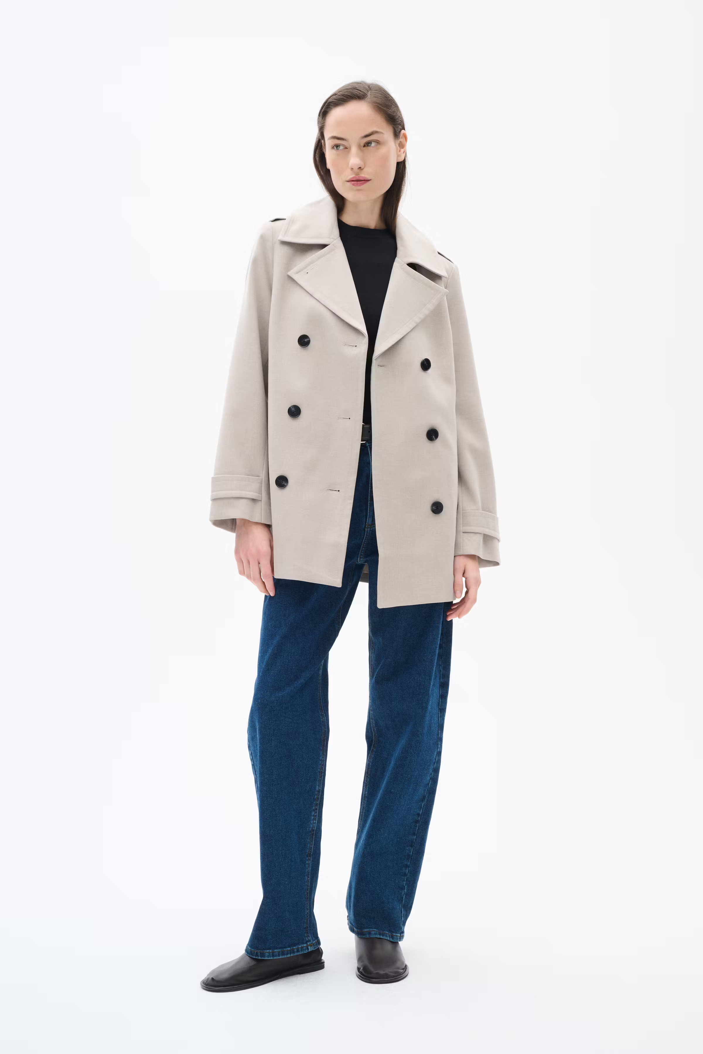 UlrykaIW Sailor Frakke LOOKBOOK FRONT 30110019-1304031