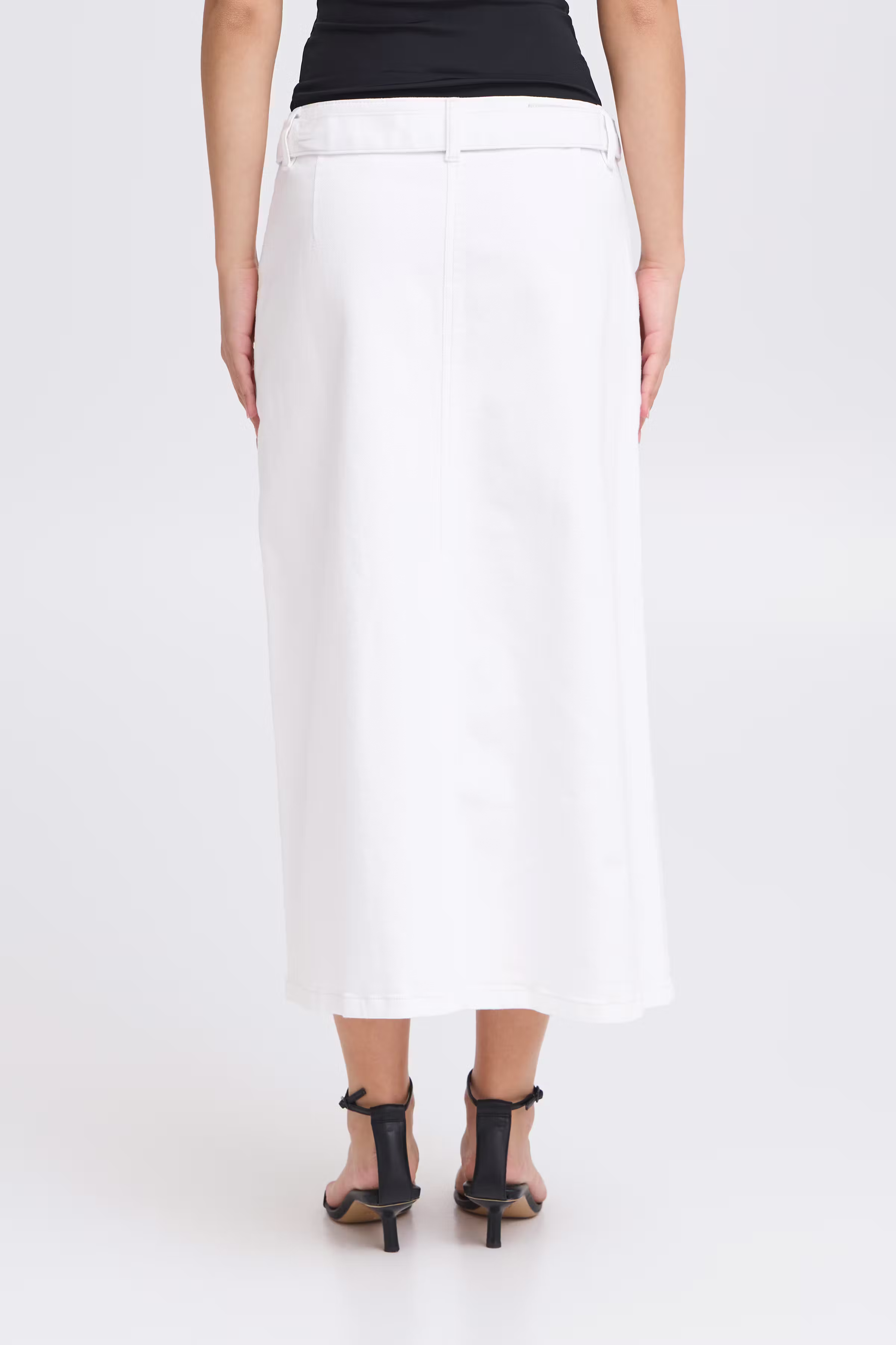 IHZIGGY Denim skjørt LOOKBOOK BACK 20122741-114800