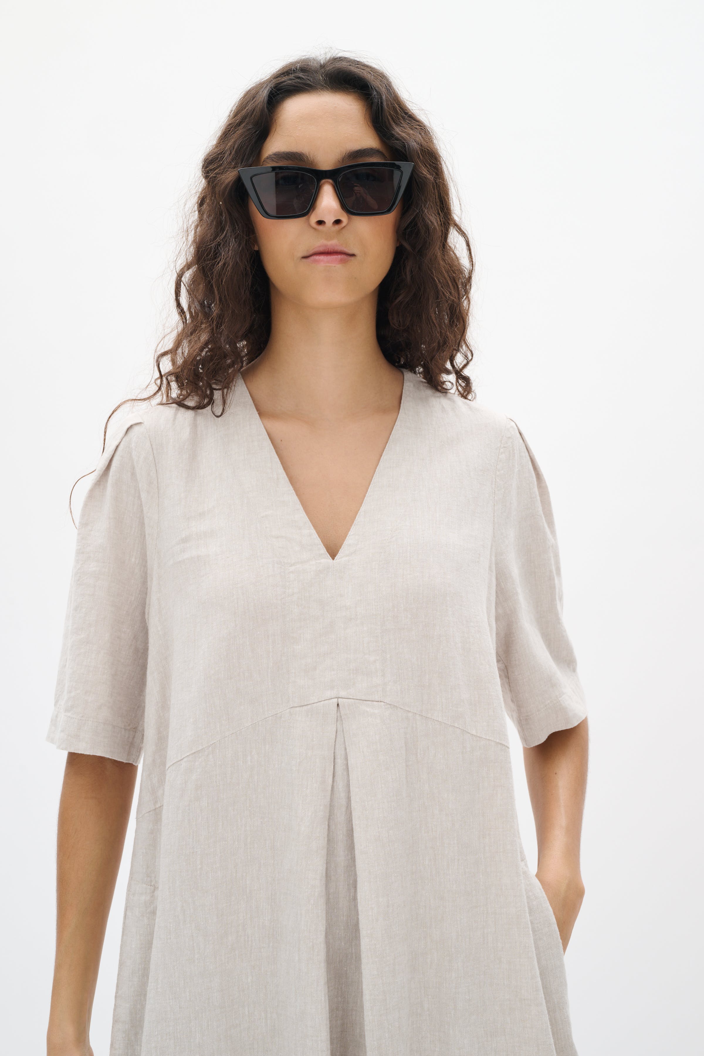 RimoneIW Linen Dress LOOKBOOK DETAIL 30110365-1304031