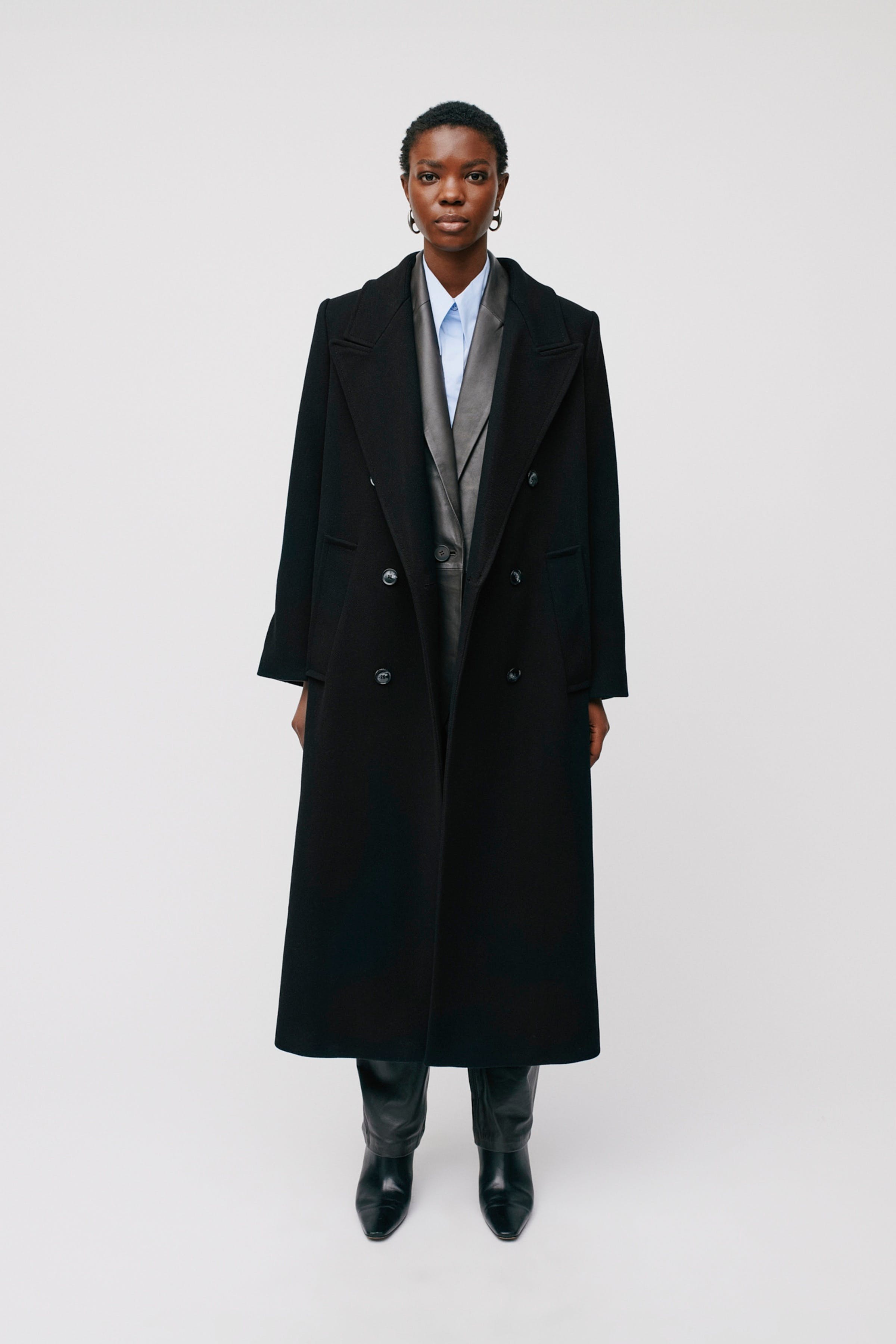 CLEMENCE Coat LOOKBOOK FRONT 30600180-BK999