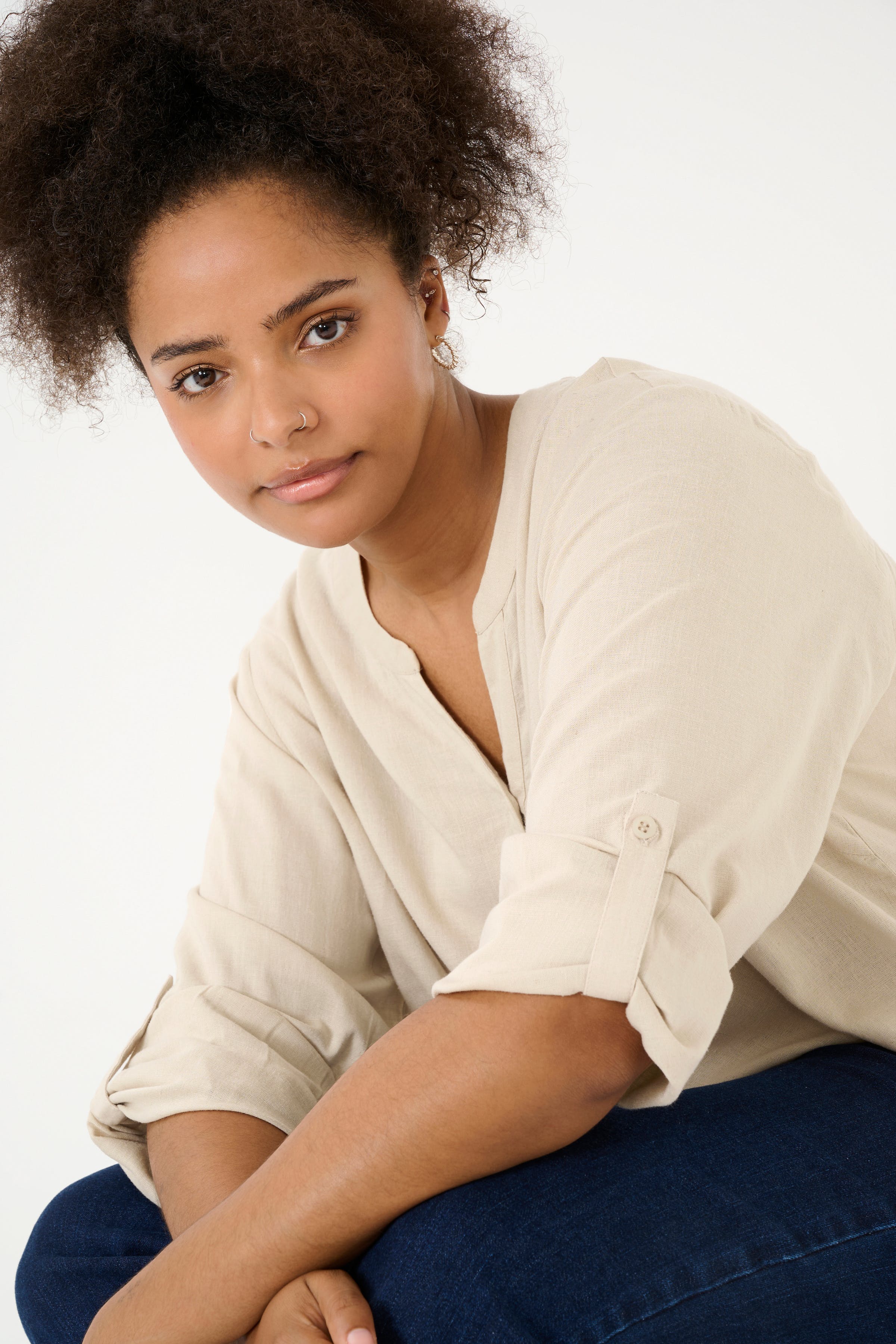 KCmille Linen Blouse LOOKBOOK DETAIL 10582215-151305