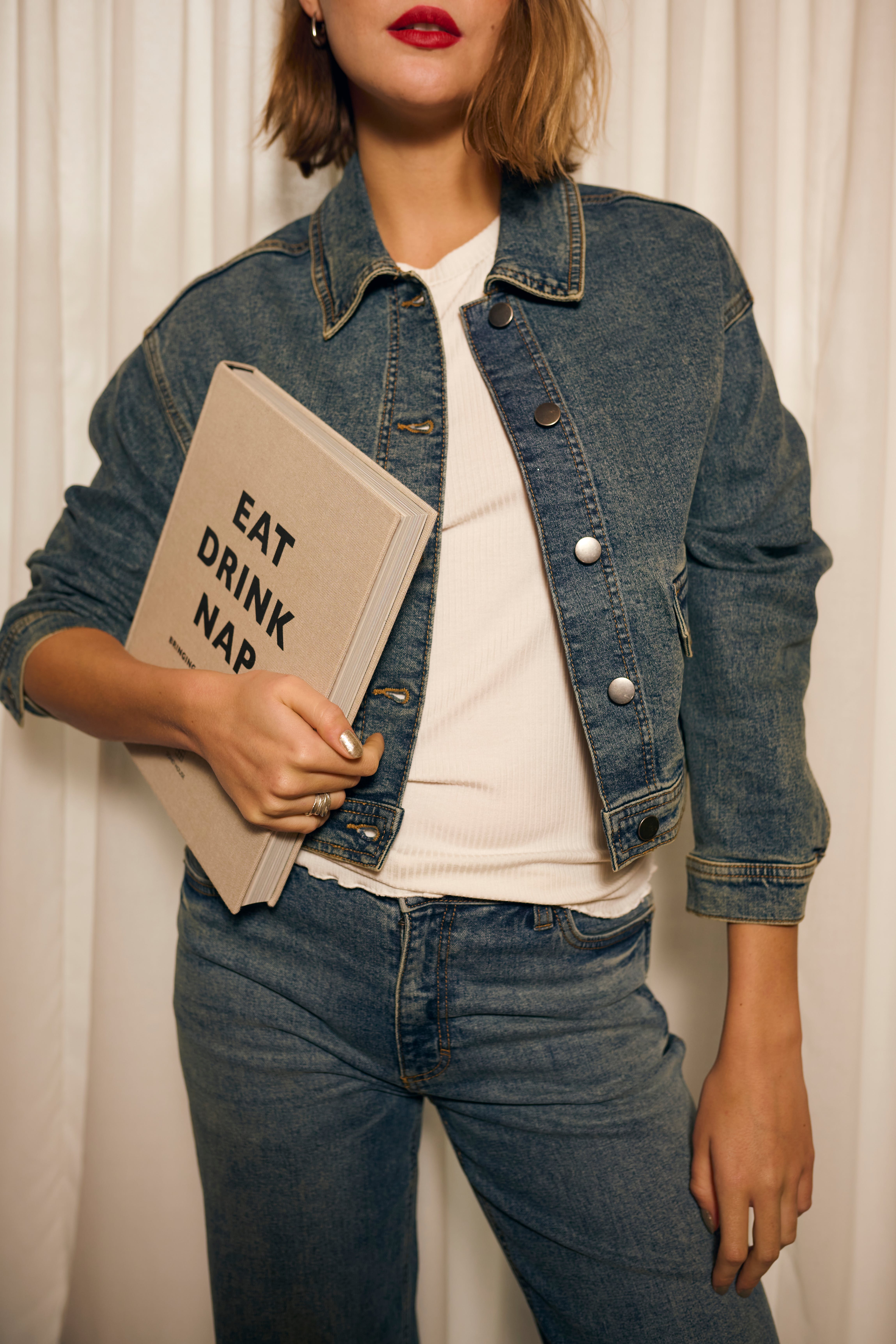 KAdana Manteau Casual En Jean LOCATION NONE 10508124-100166