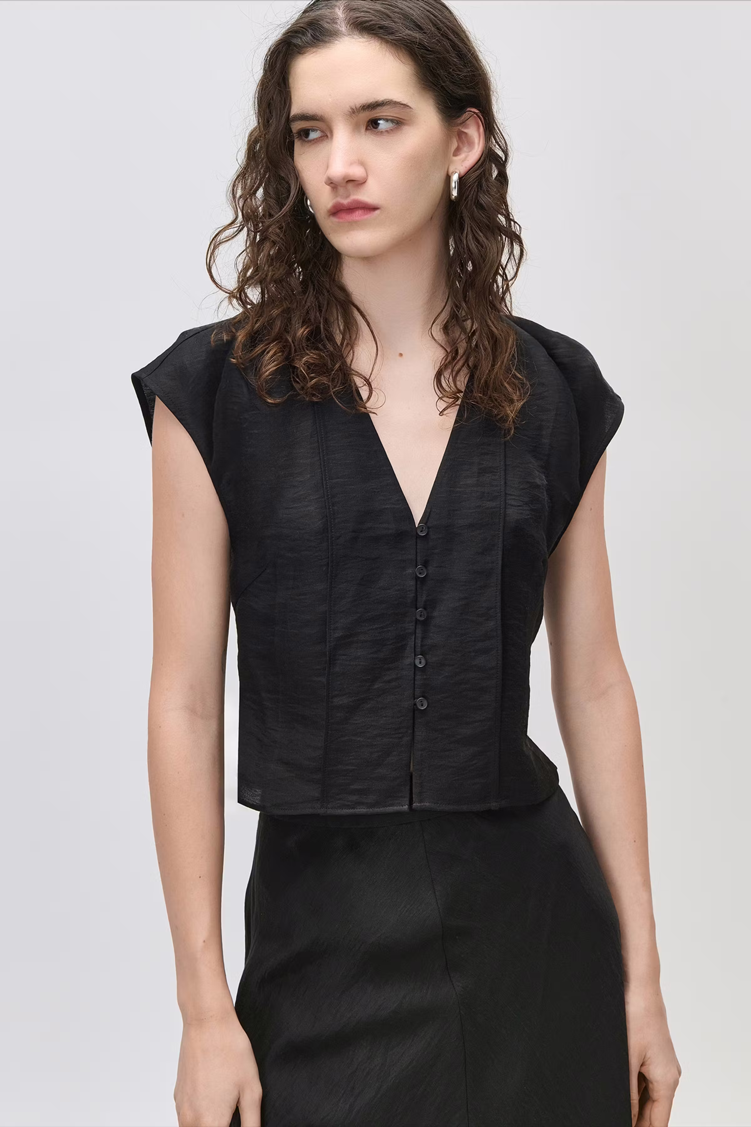 TABITHA Bluse LOOKBOOK FRONT 30600578-BK999