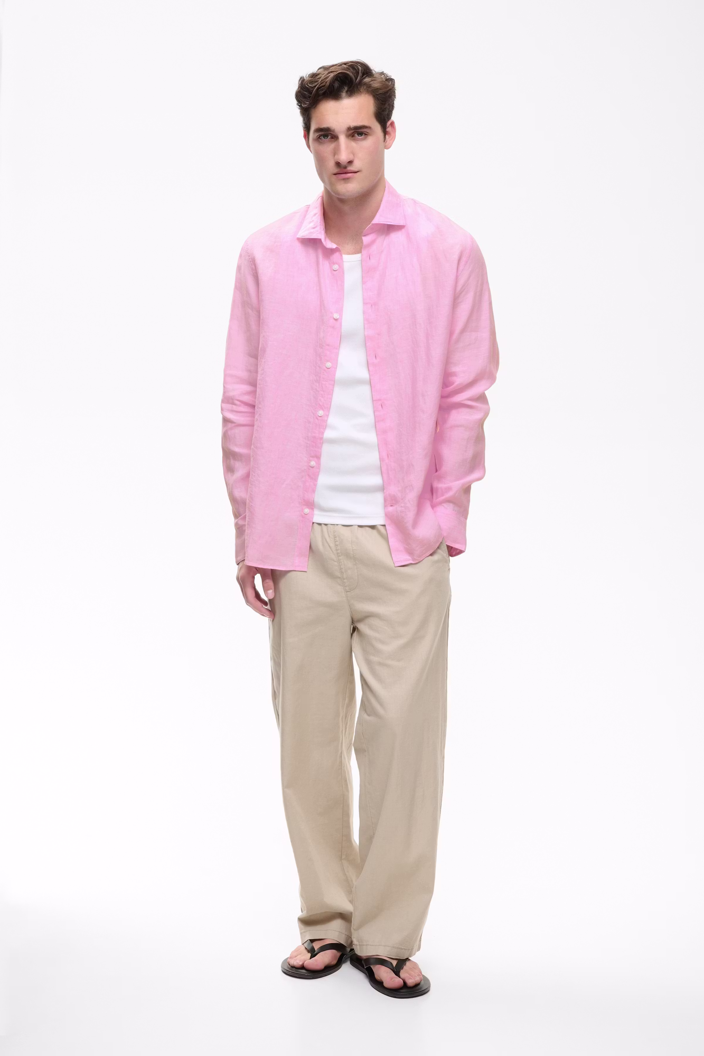 MAmarc linen shirt LOOKBOOK FRONT 30205841-142311
