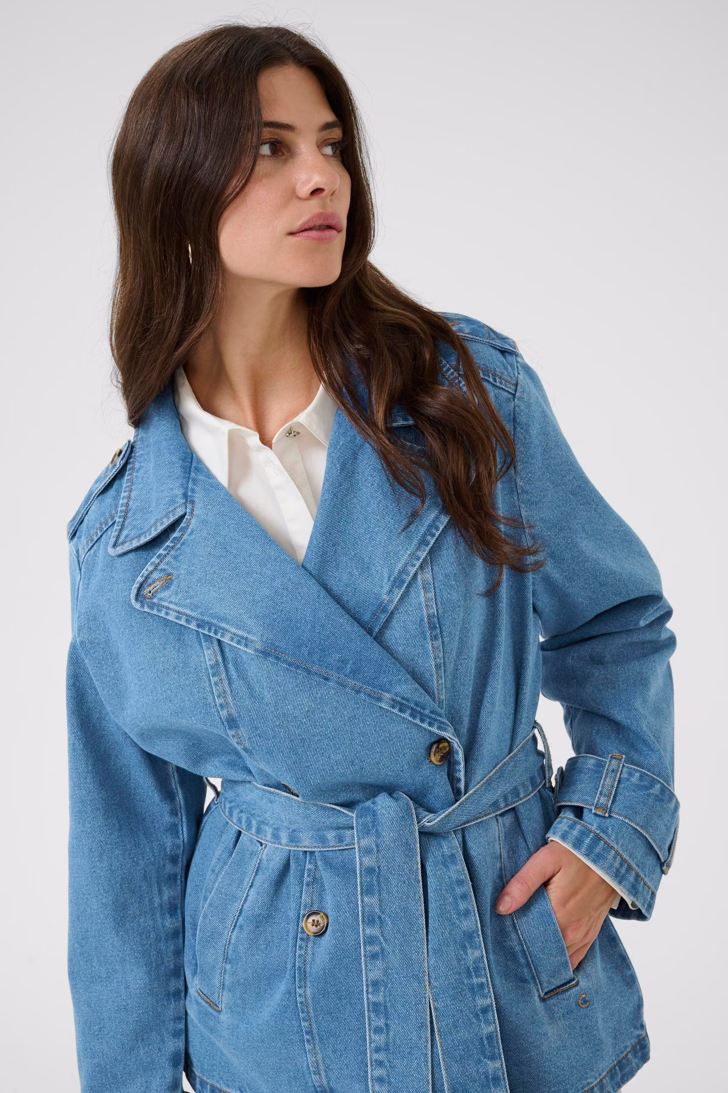 CRMika Denim jakke LOOKBOOK DETAIL 10613873-104047